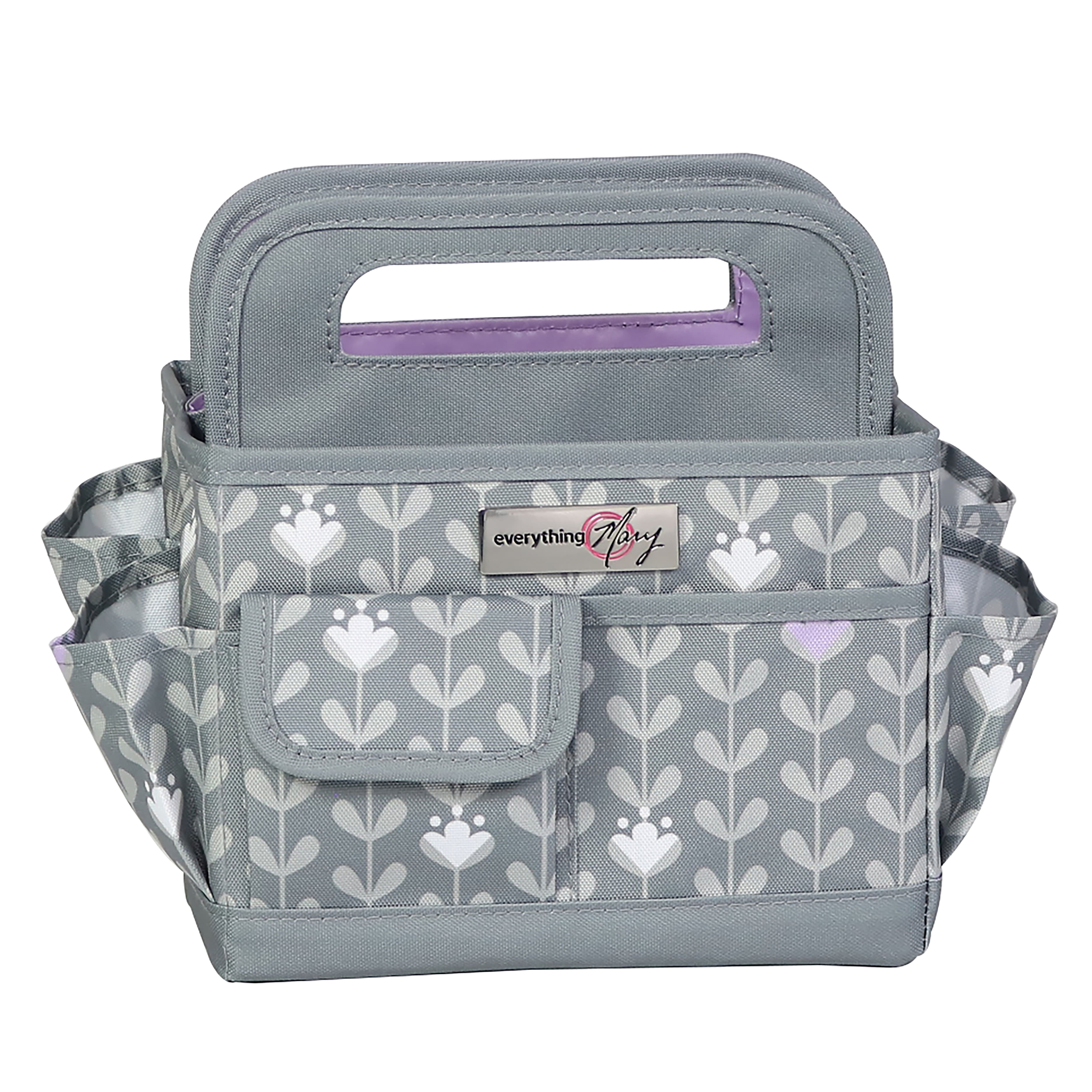 Everything Mary Purple &#x26; Gray Craft Caddy