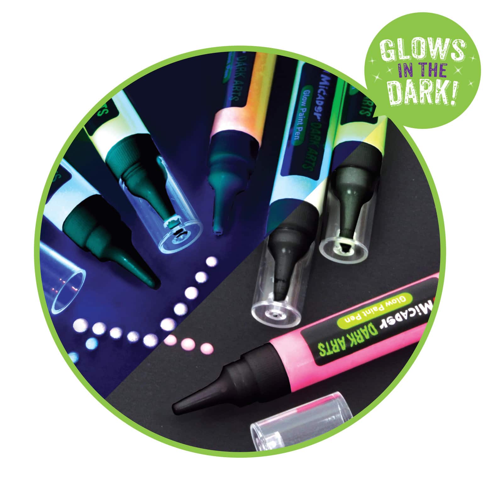 Art Product Review - Craft Smart Glow In The Dark Paint Pens 