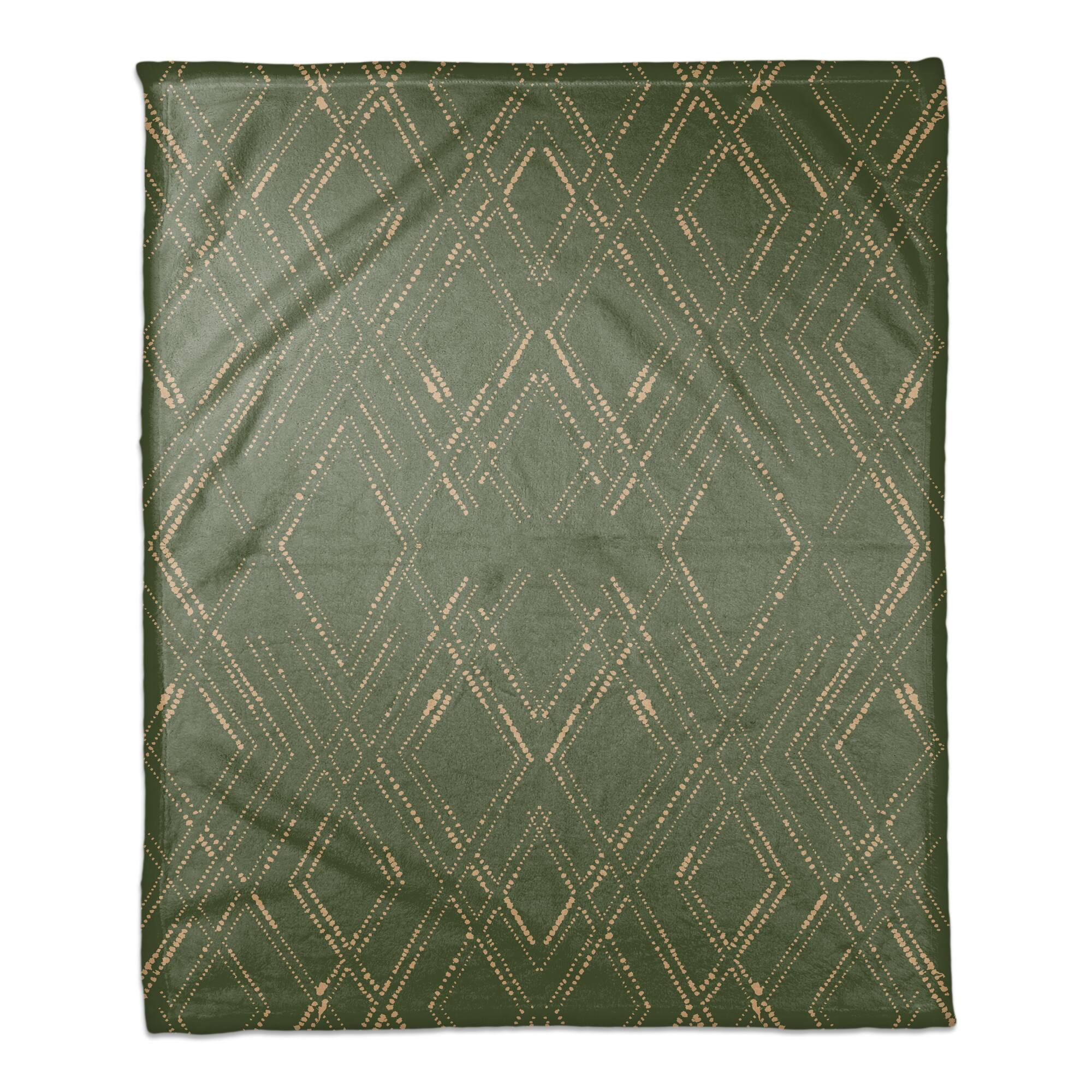Diamond Coral Fleece Blanket