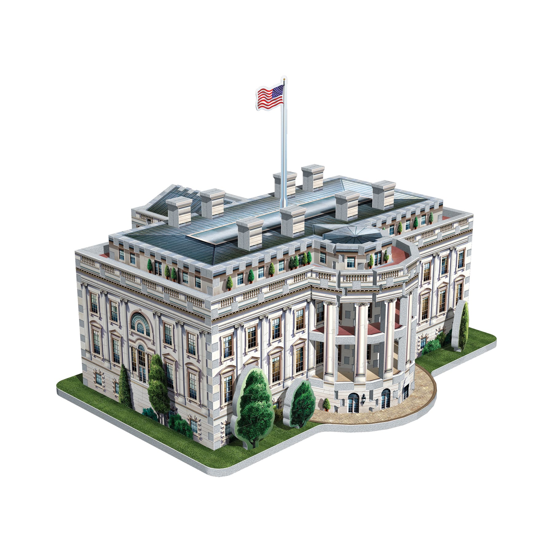 Wrebbit 3D Puzzle&#x2122; The White House 490 Piece Puzzle