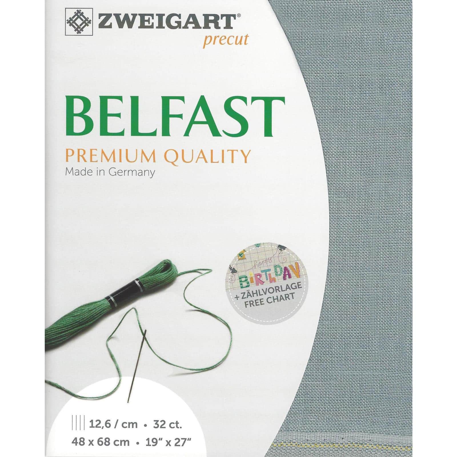 Zweigart® Precut Belfast 32 Count Canvas, 19" x 27"