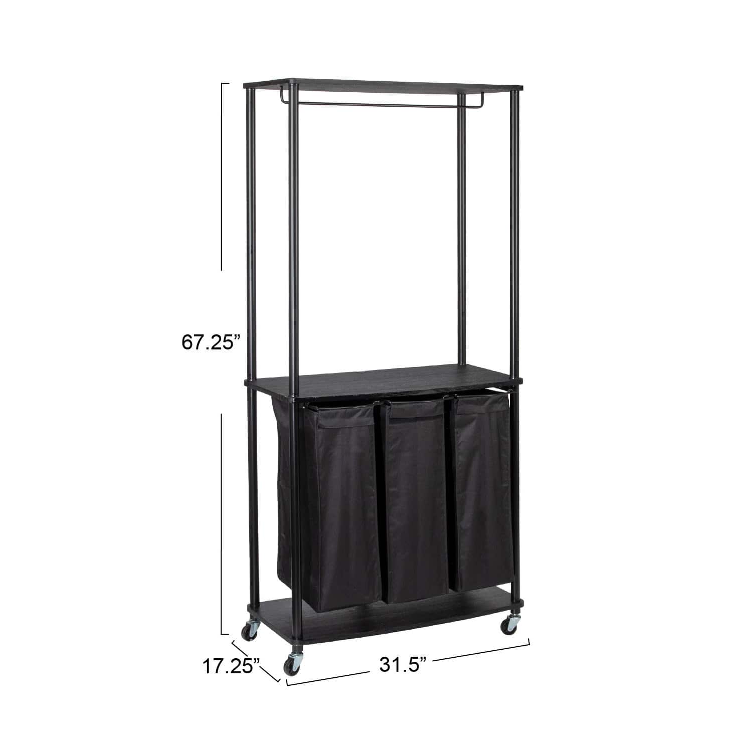 Household Essentials 3-Bag Laundry Center