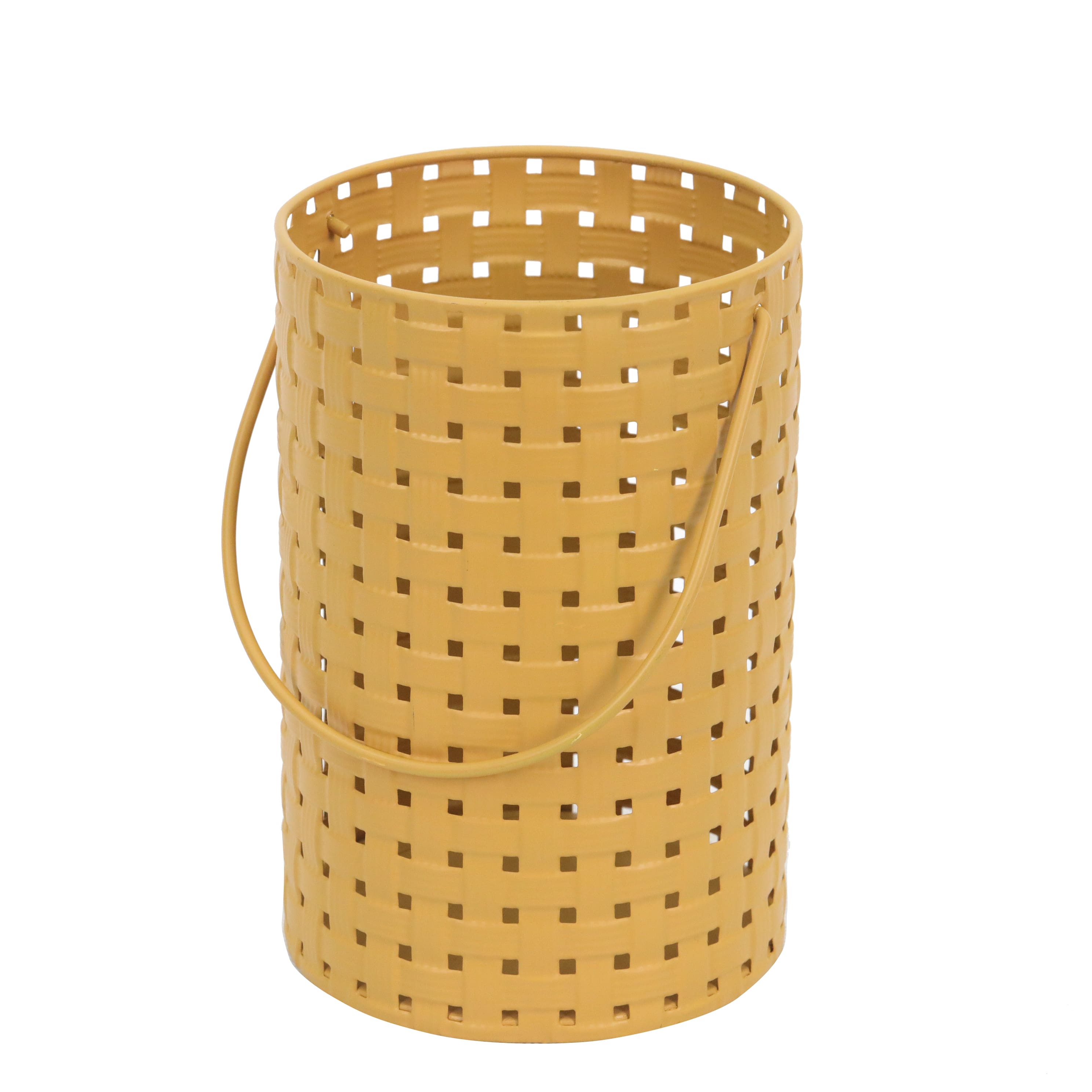 7.5&#x22; Yellow Decorative Metal Bucket by Ashland&#xAE;