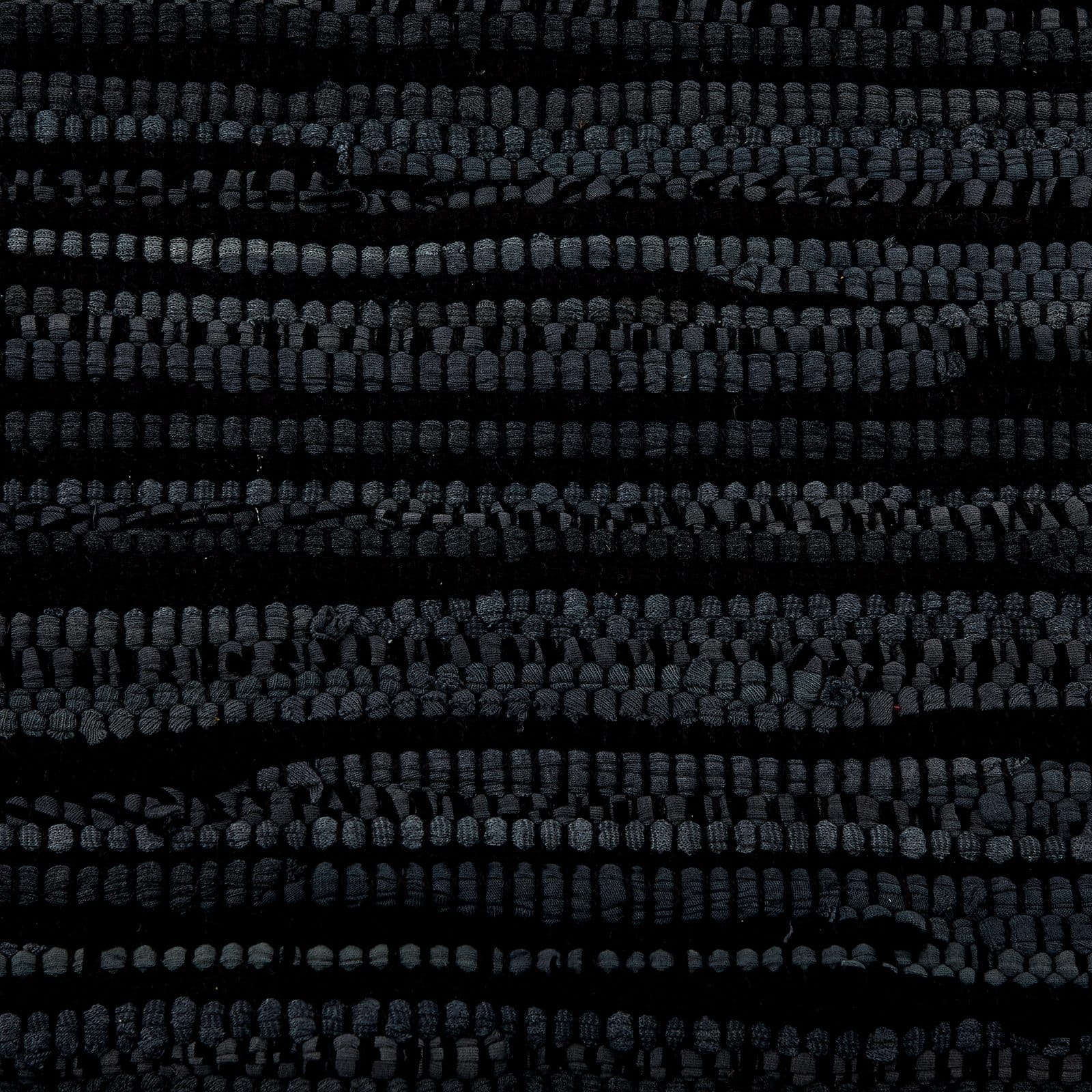 DII&#xAE; Multi Black Rag Rug
