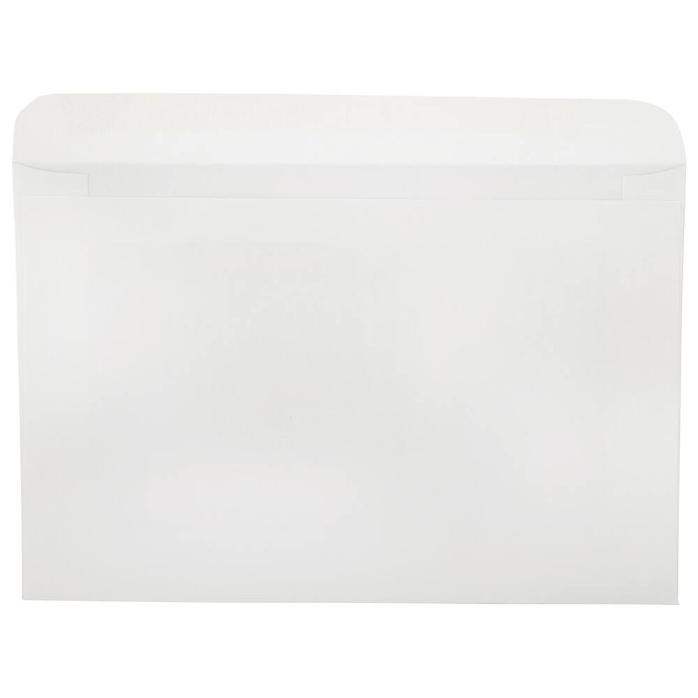 JAM Paper 6" x 9" White Window Display Commercial Envelopes