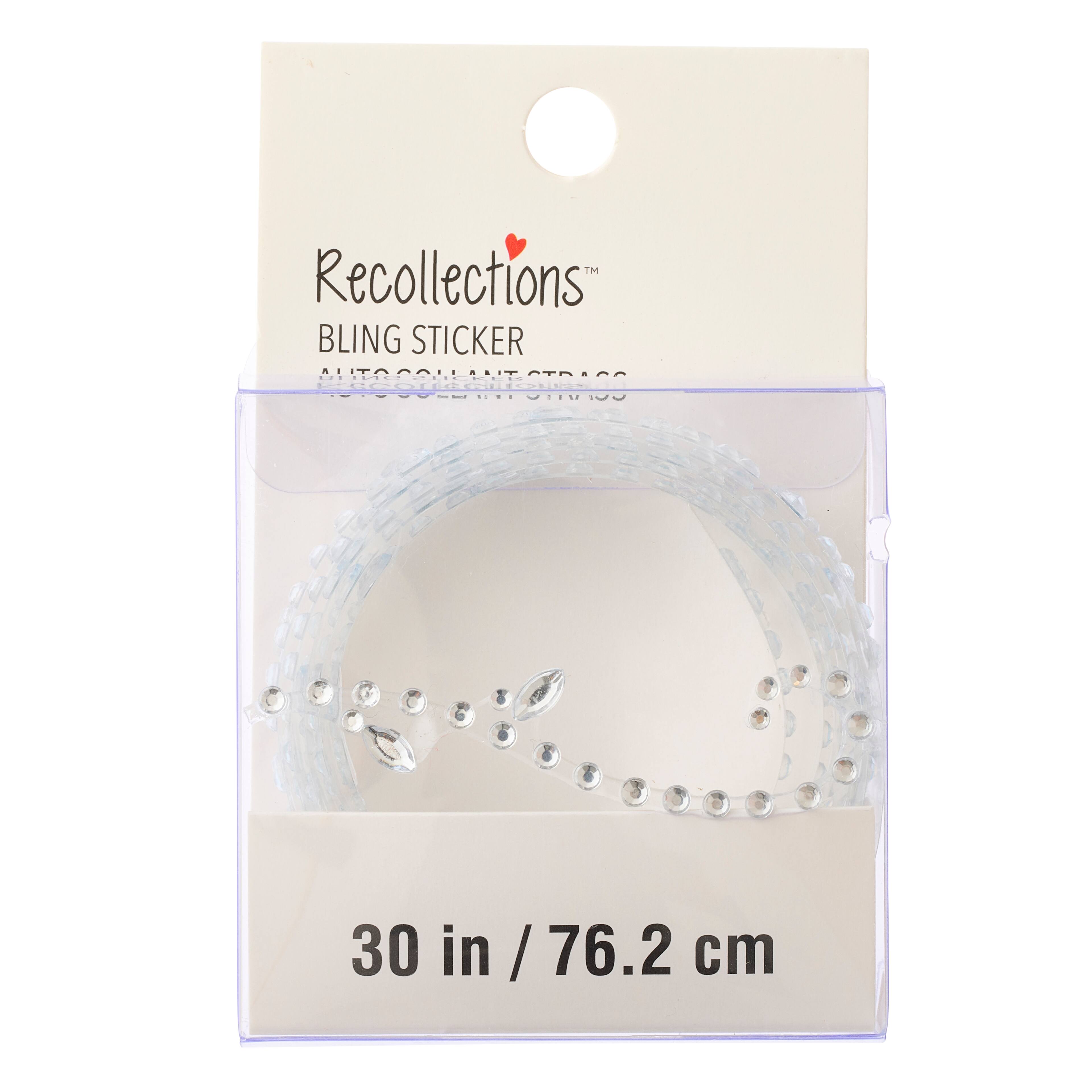 12 Pack: Clear Rhinestones Bling on a Roll&#x2122; by Recollections&#x2122;
