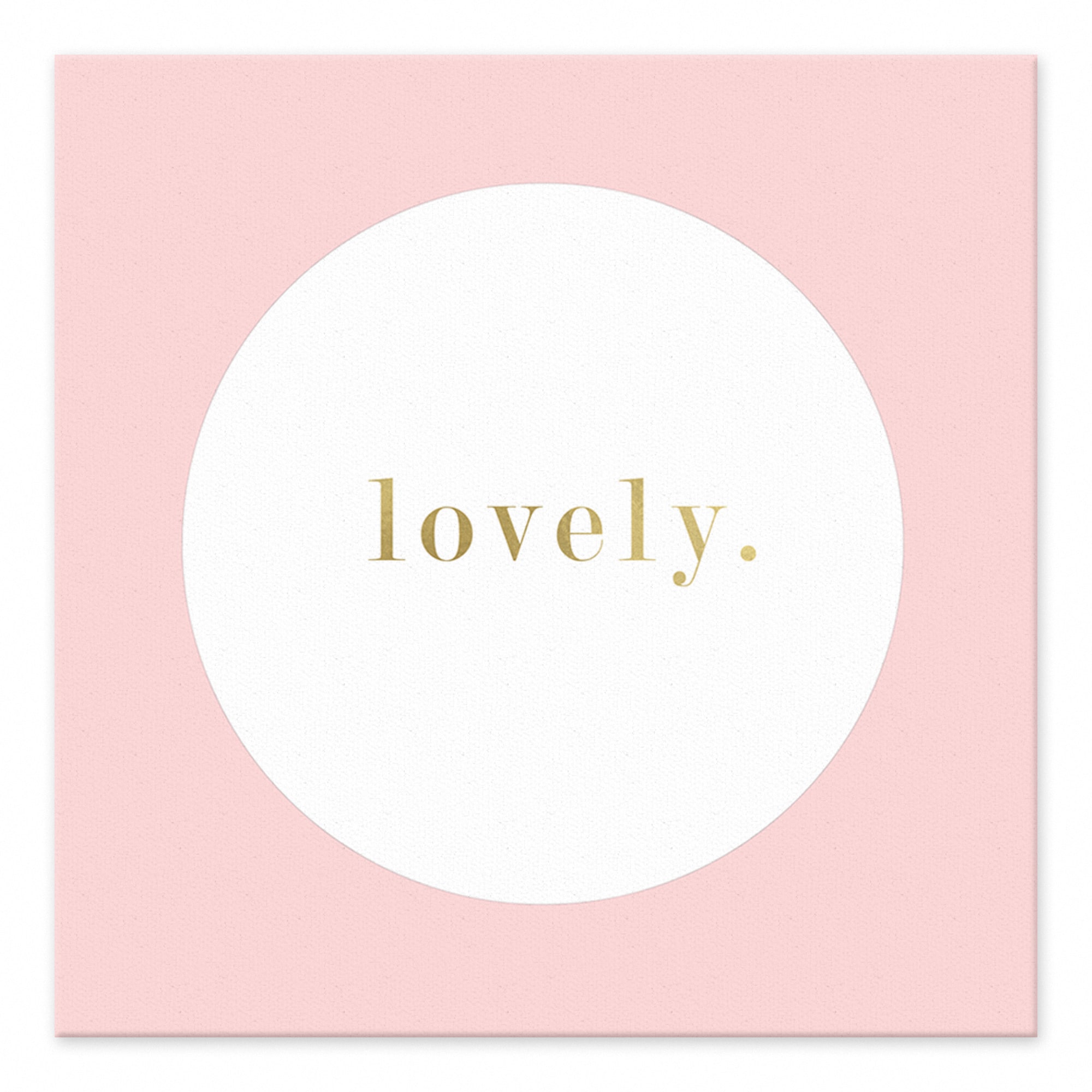 Pink Lovely Tabletop Canvas