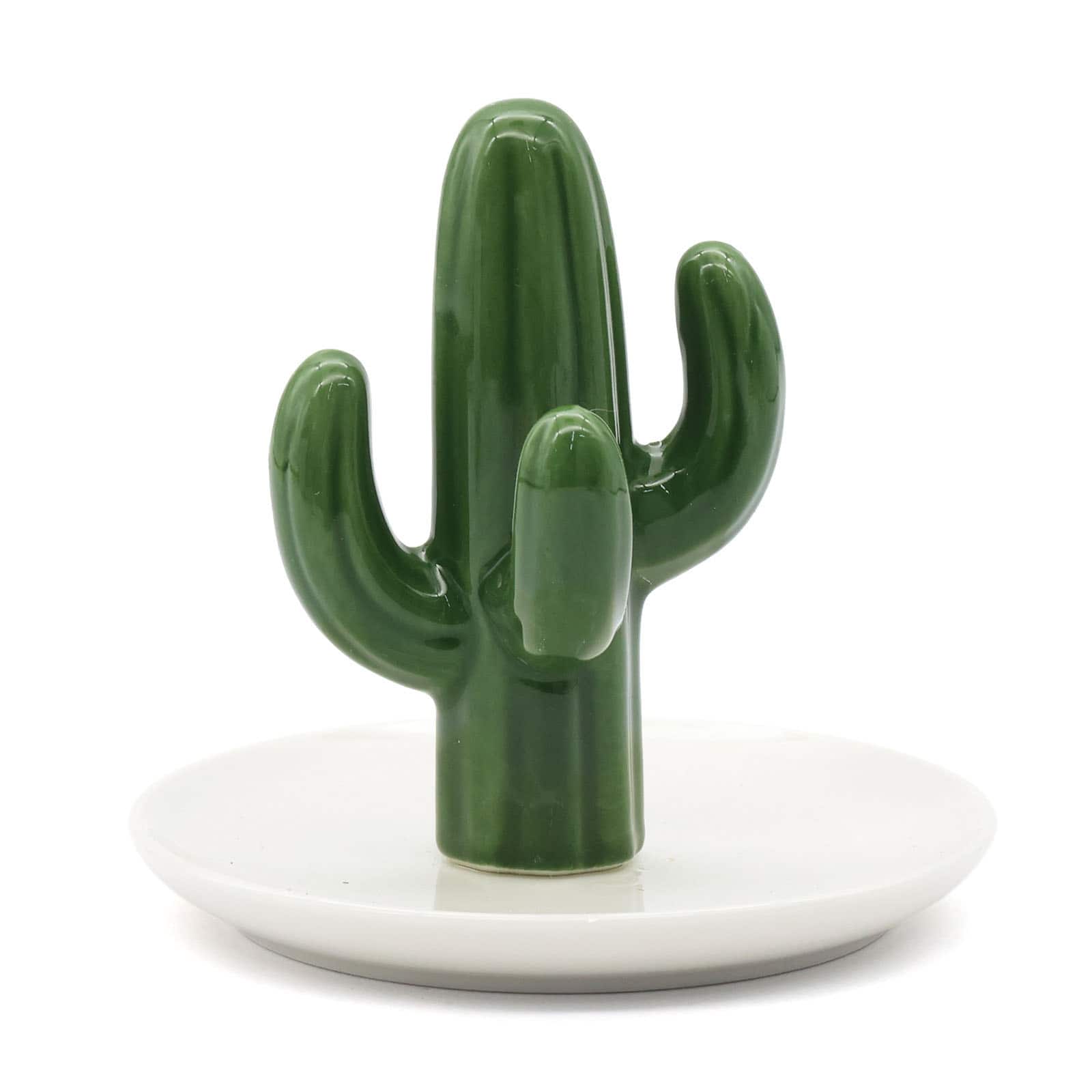 4&#x22; Cactus Trinket Dish by Fab Finds