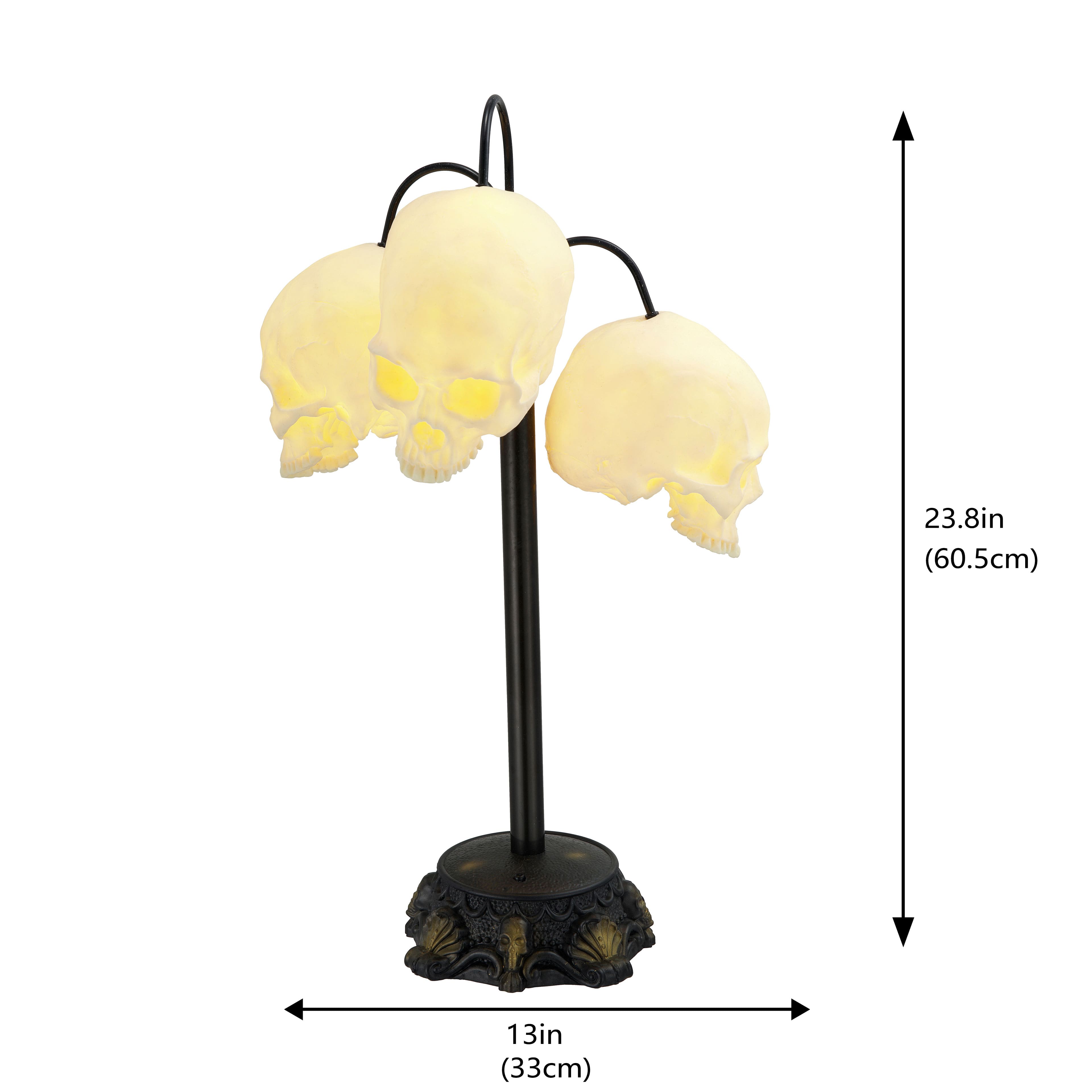 3ct. Warm White LED Skull Lamp by Ashland&#xAE;