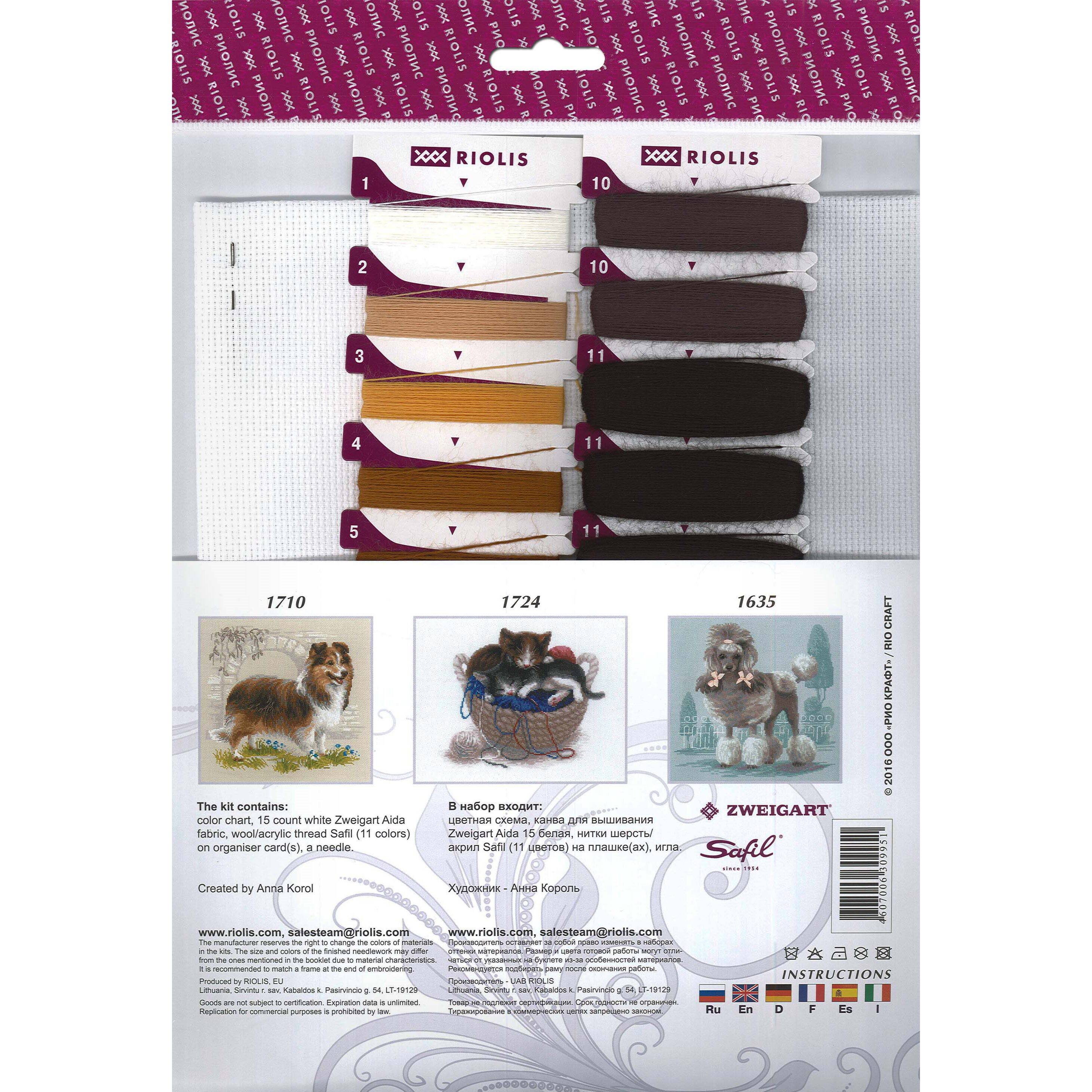 RIOLIS Dachshund Cross Stitch Kit