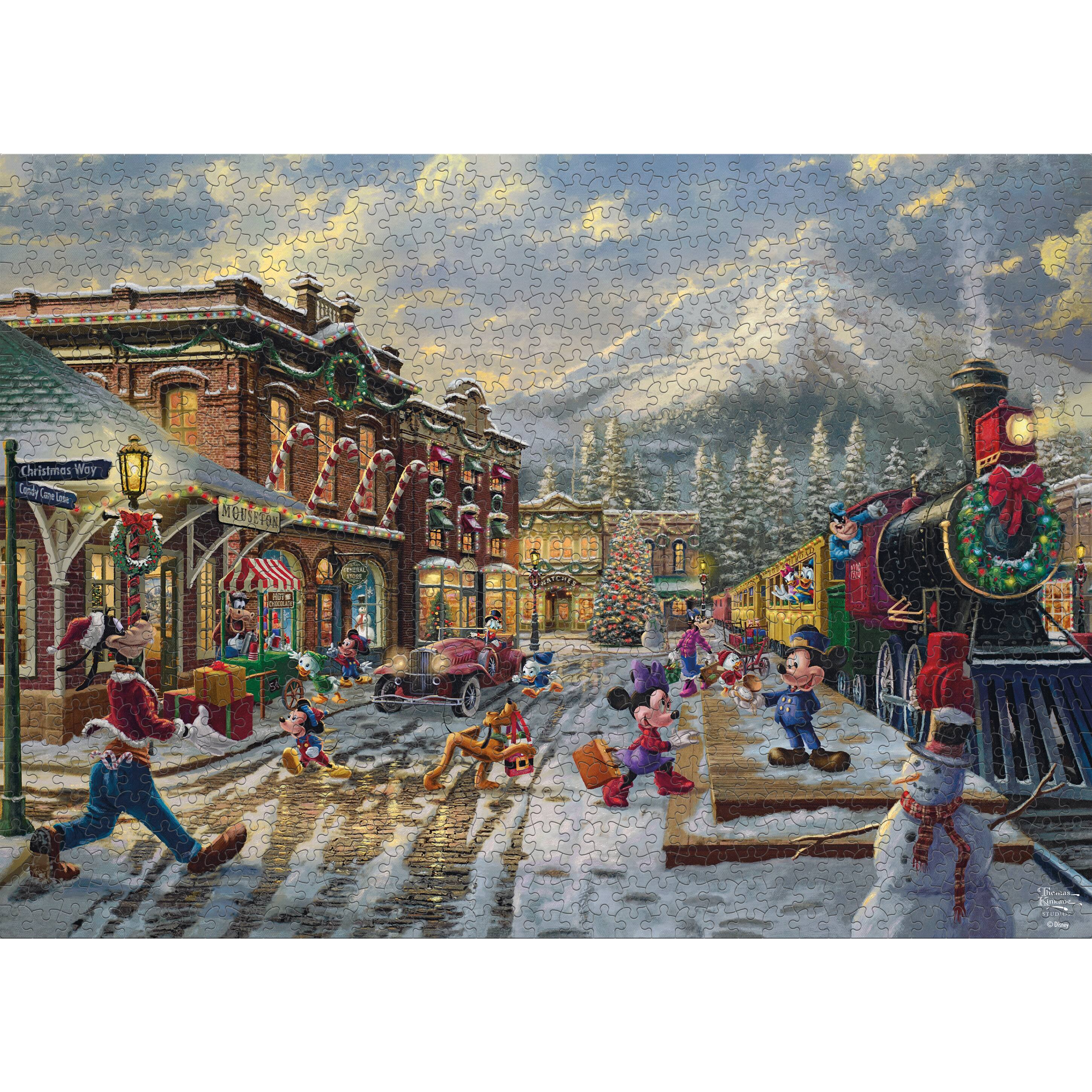 Ceaco® Disney Thomas Kinkade Studios® Candy Cane Express 1000 Piece