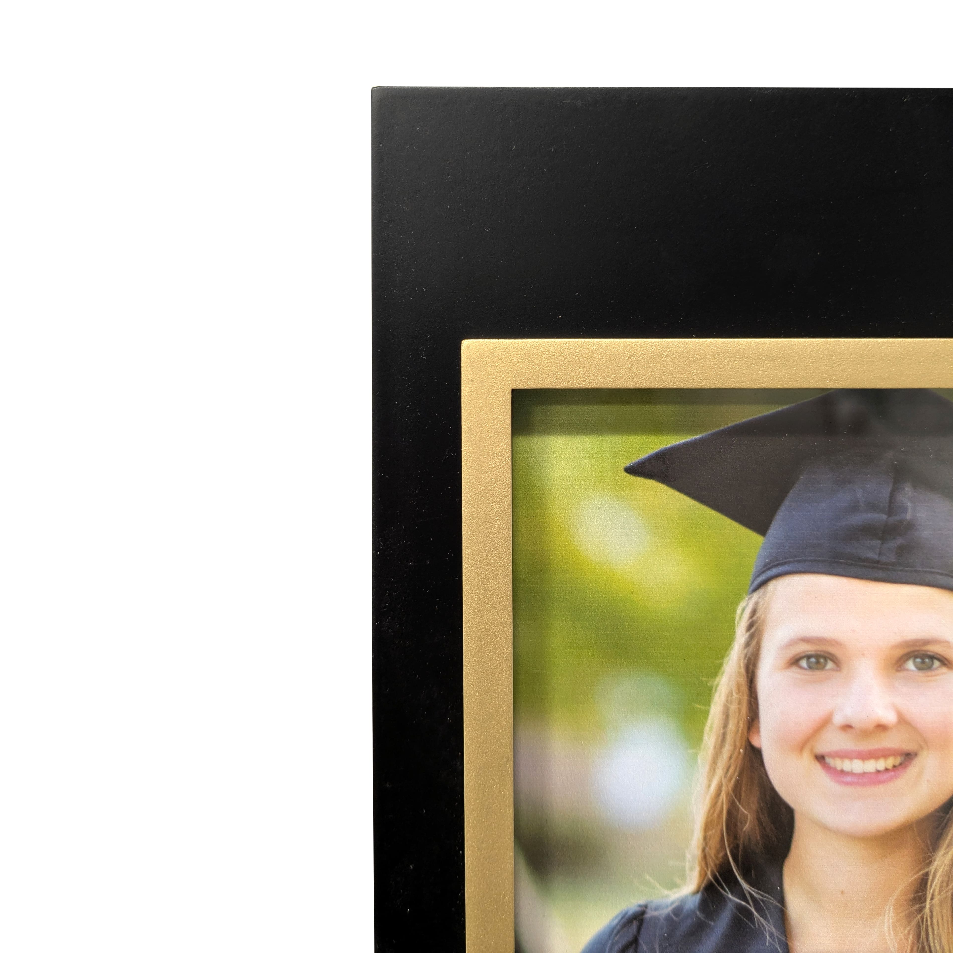 Graduation&#x2122; 5&#x22; x 7&#x22; Black &#x26; Gold 2025 Frame by Studio D&#xE9;cor&#xAE;