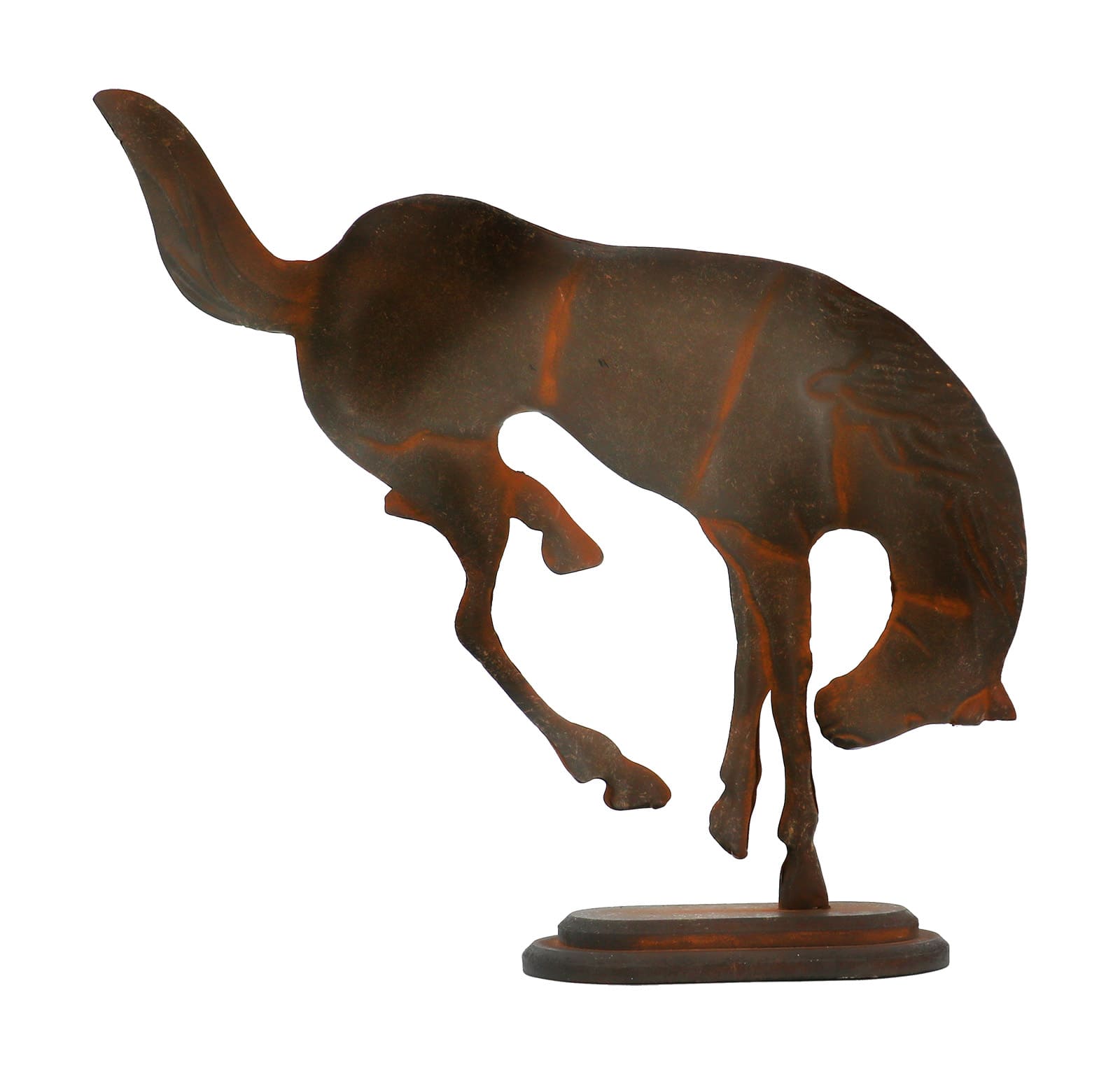 12&#x22; Rusted Bronze Metal Bucking Horse Tabletop D&#xE9;cor by Ashland&#xAE;
