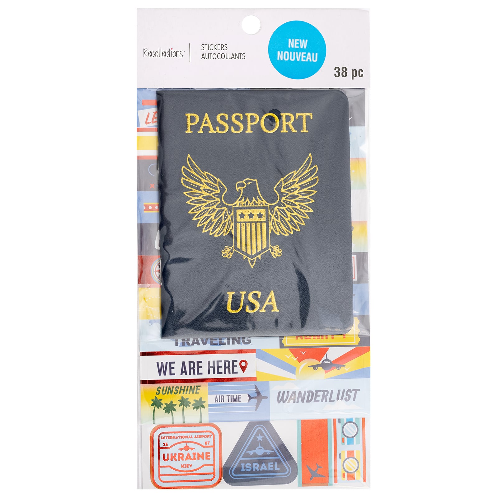 Passport &#x26; Travel Stickers by Recollections&#x2122;