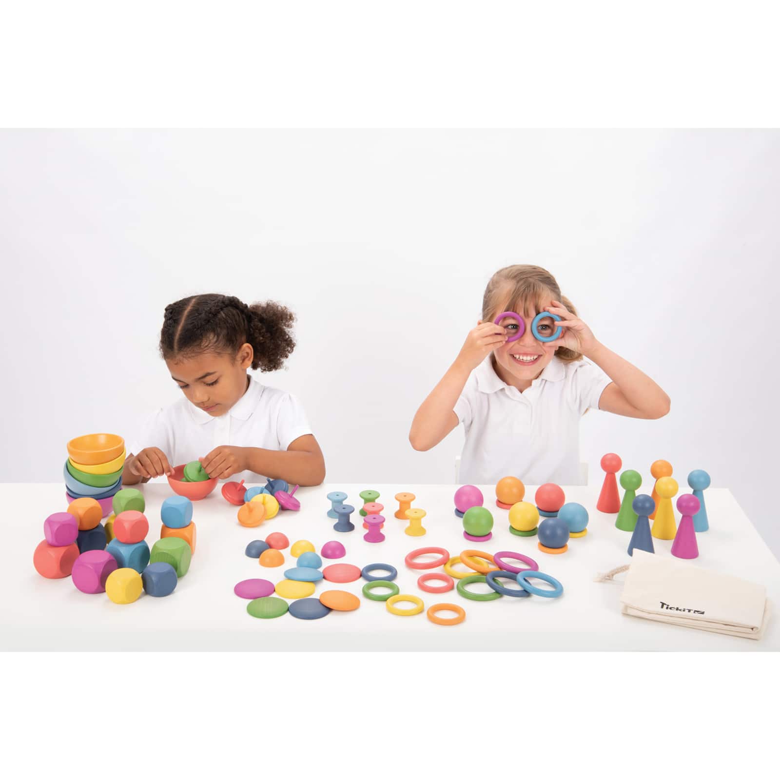 TickiT&#xAE; Rainbow Wooden Super Set