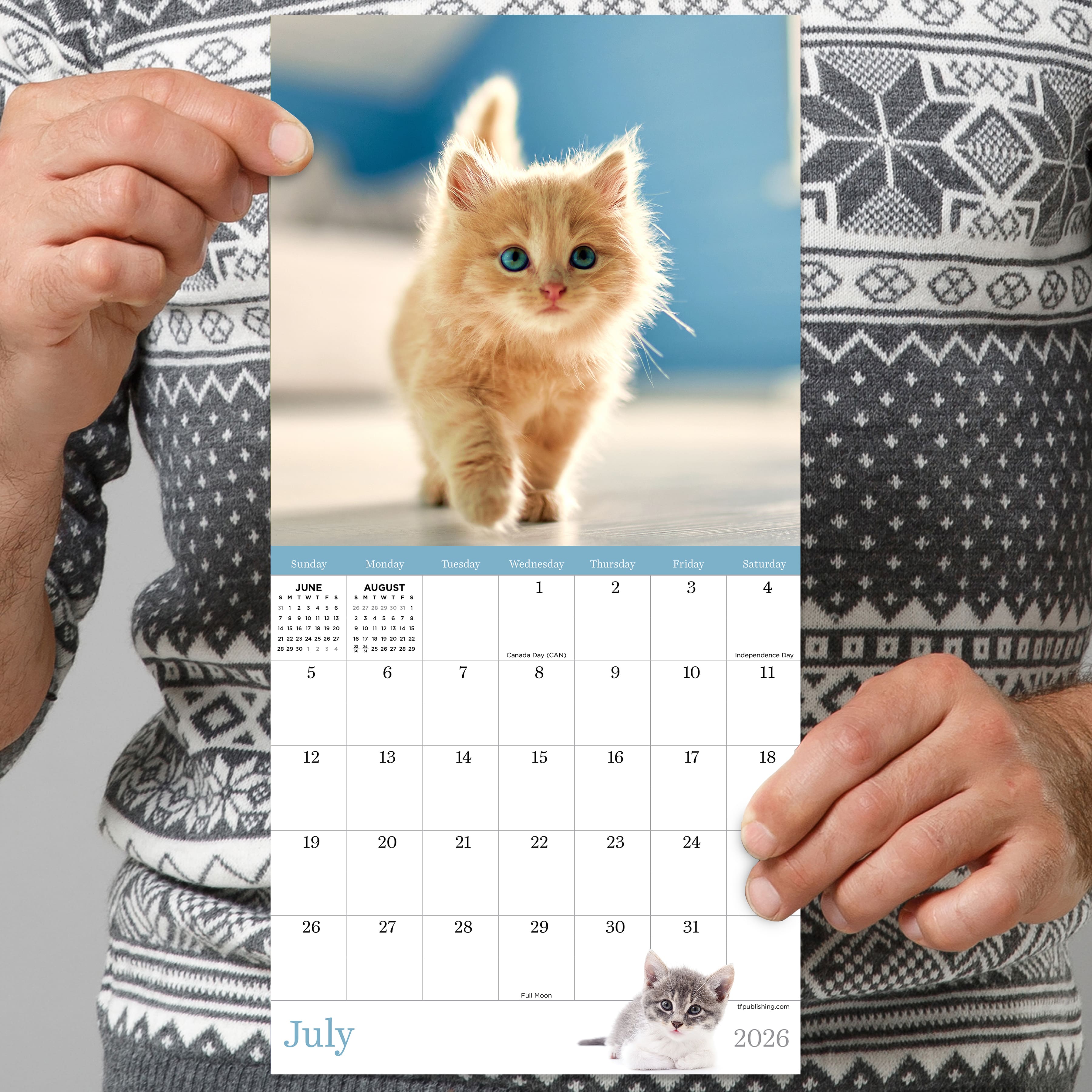 2026 Kittens Mini Calendar