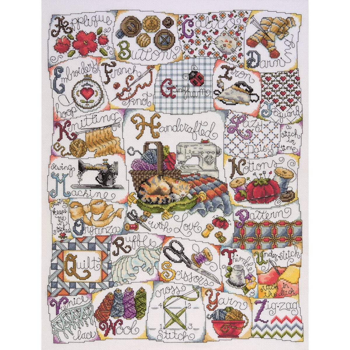 Design Works™ Stitching ABC Counted Cross Stitch Kit | Michaels®