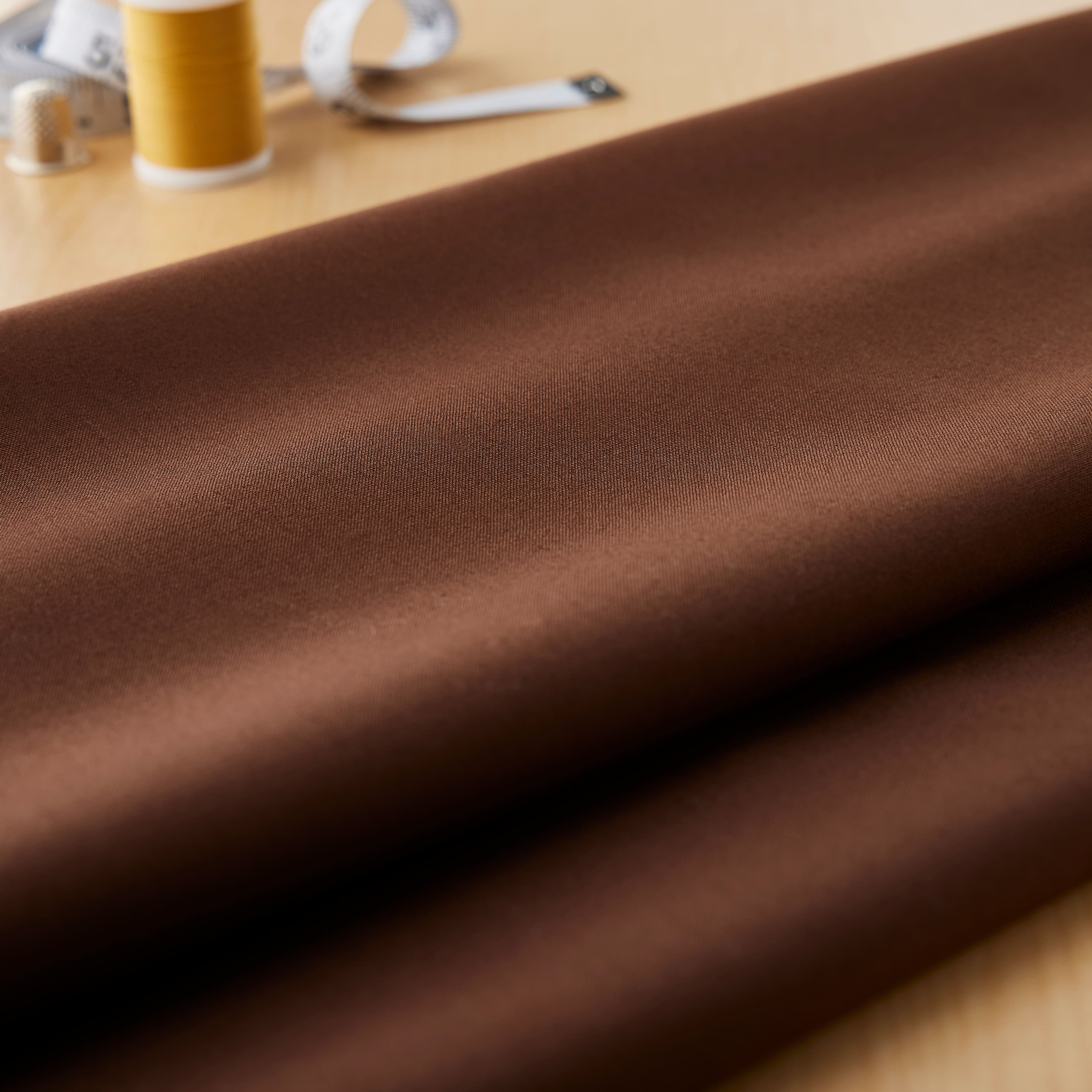 Northcott Premium Quilt Solid Chocolate Cotton Fabric
