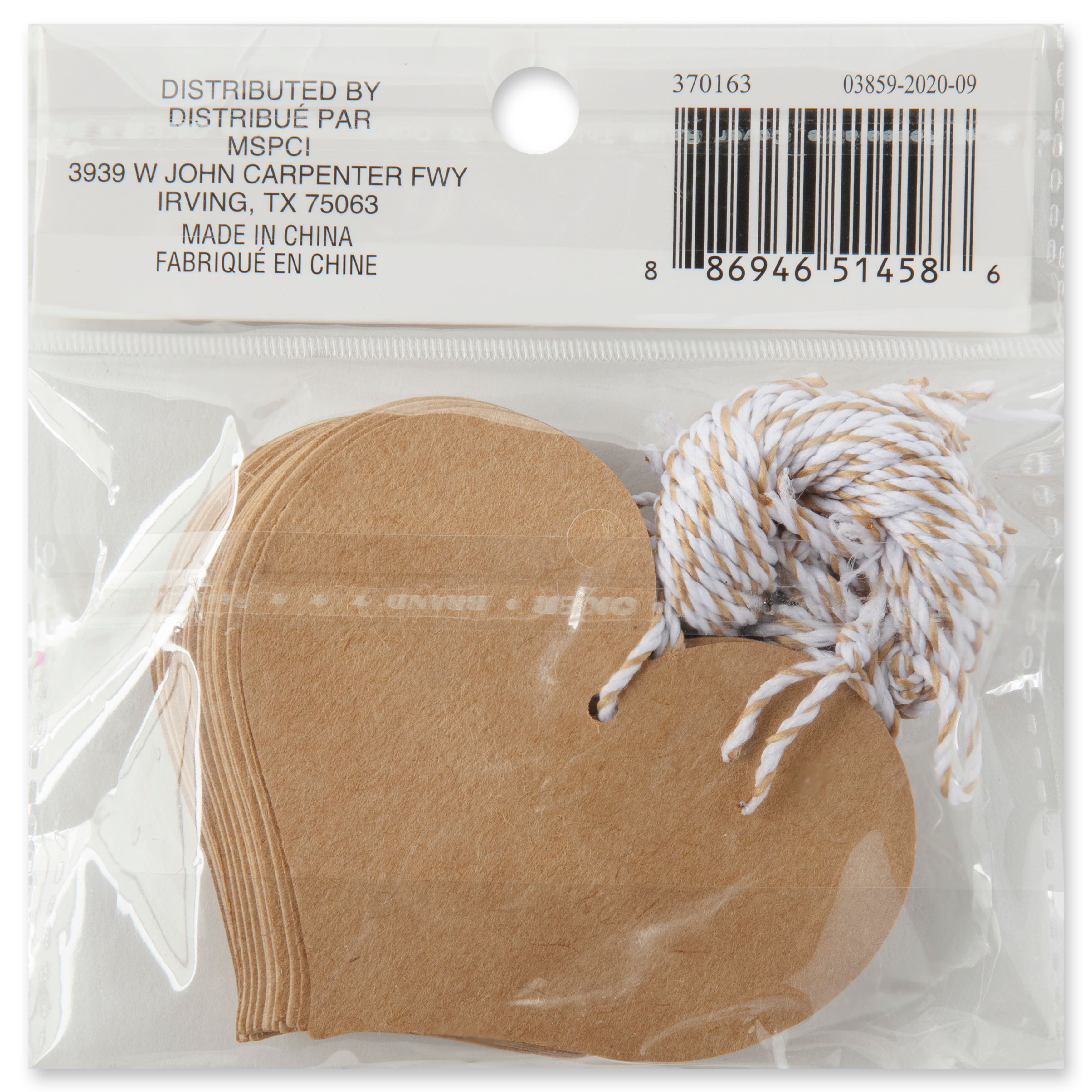 12 Packs: 20 ct. (240 total) Kraft Heart Tags by Recollections™