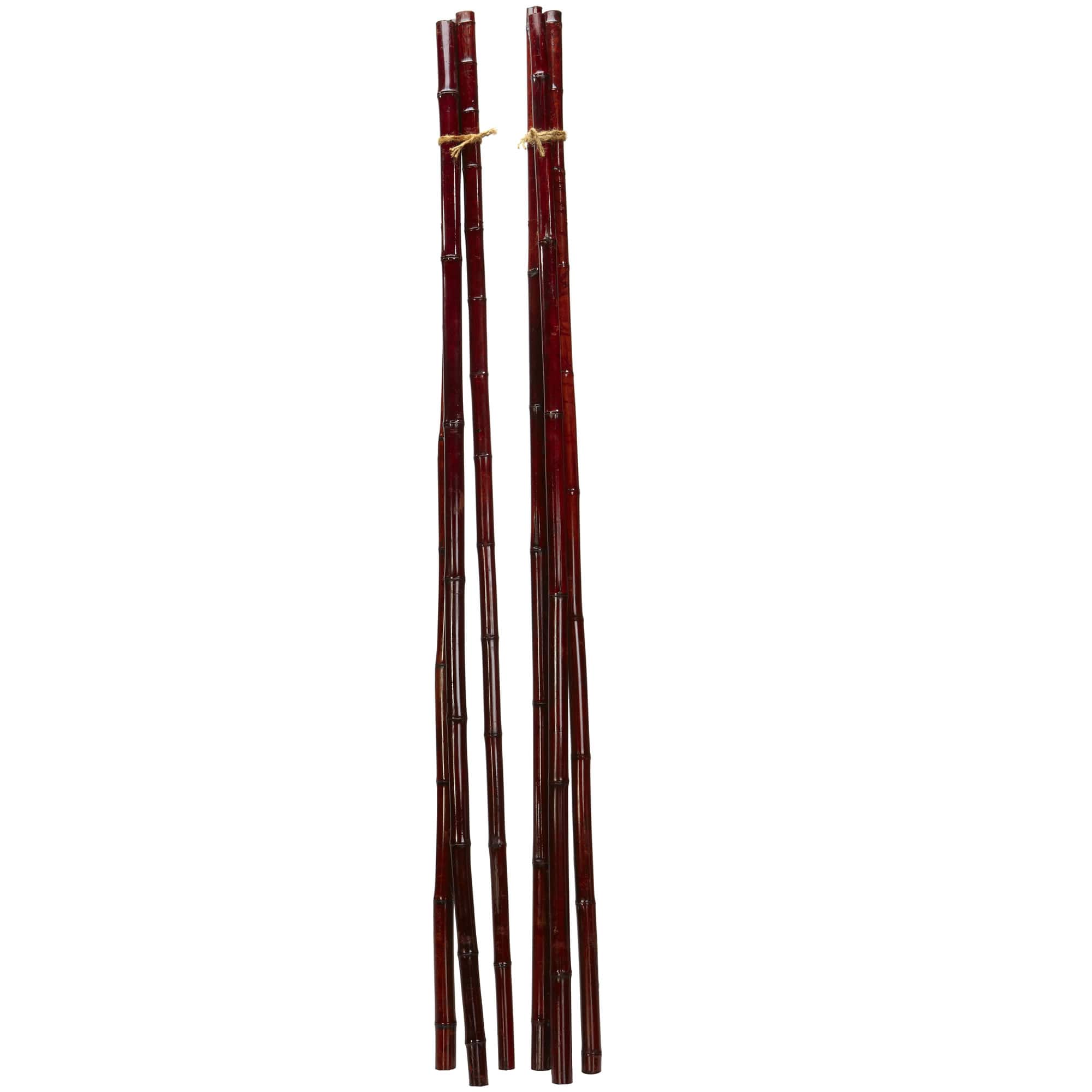 Brown Bamboo Poles, 6ct.