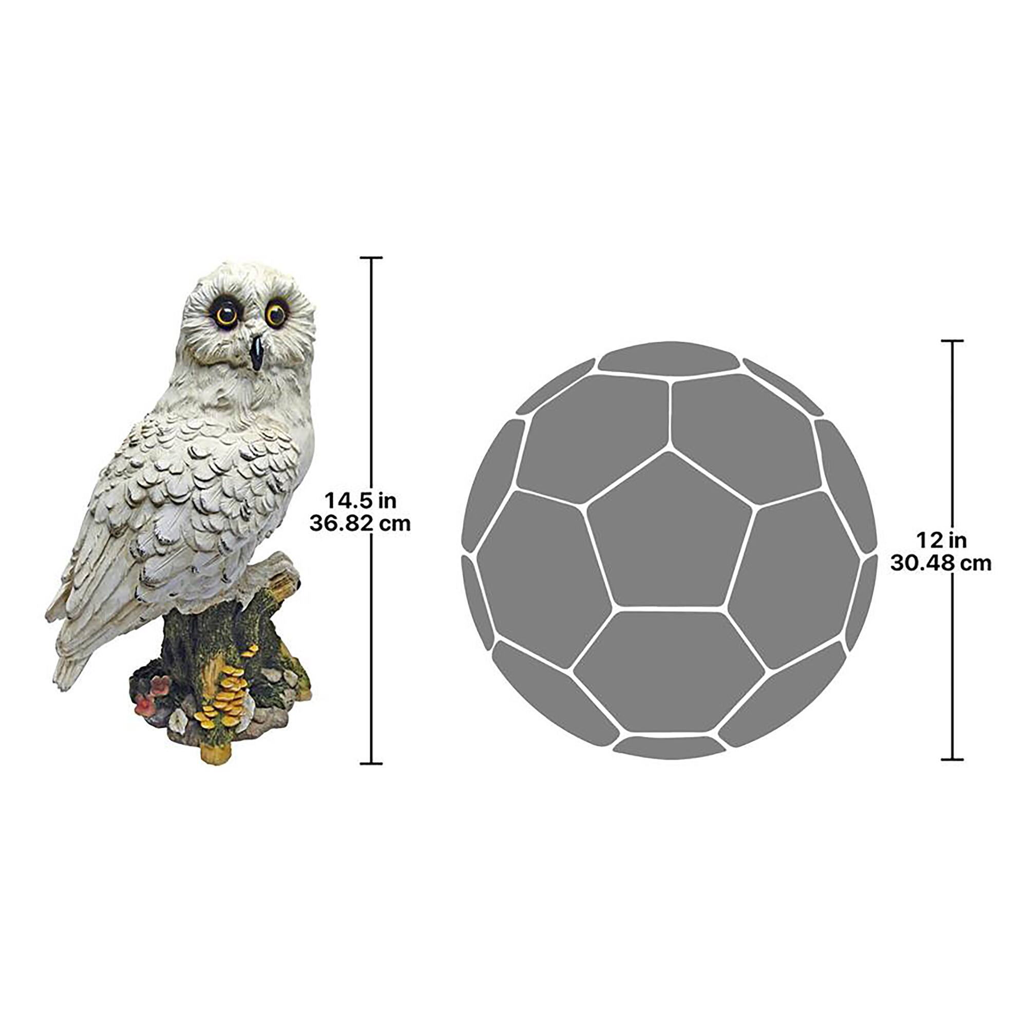 Design Toscano 14.5&#x22; Mystical White Owl Statue