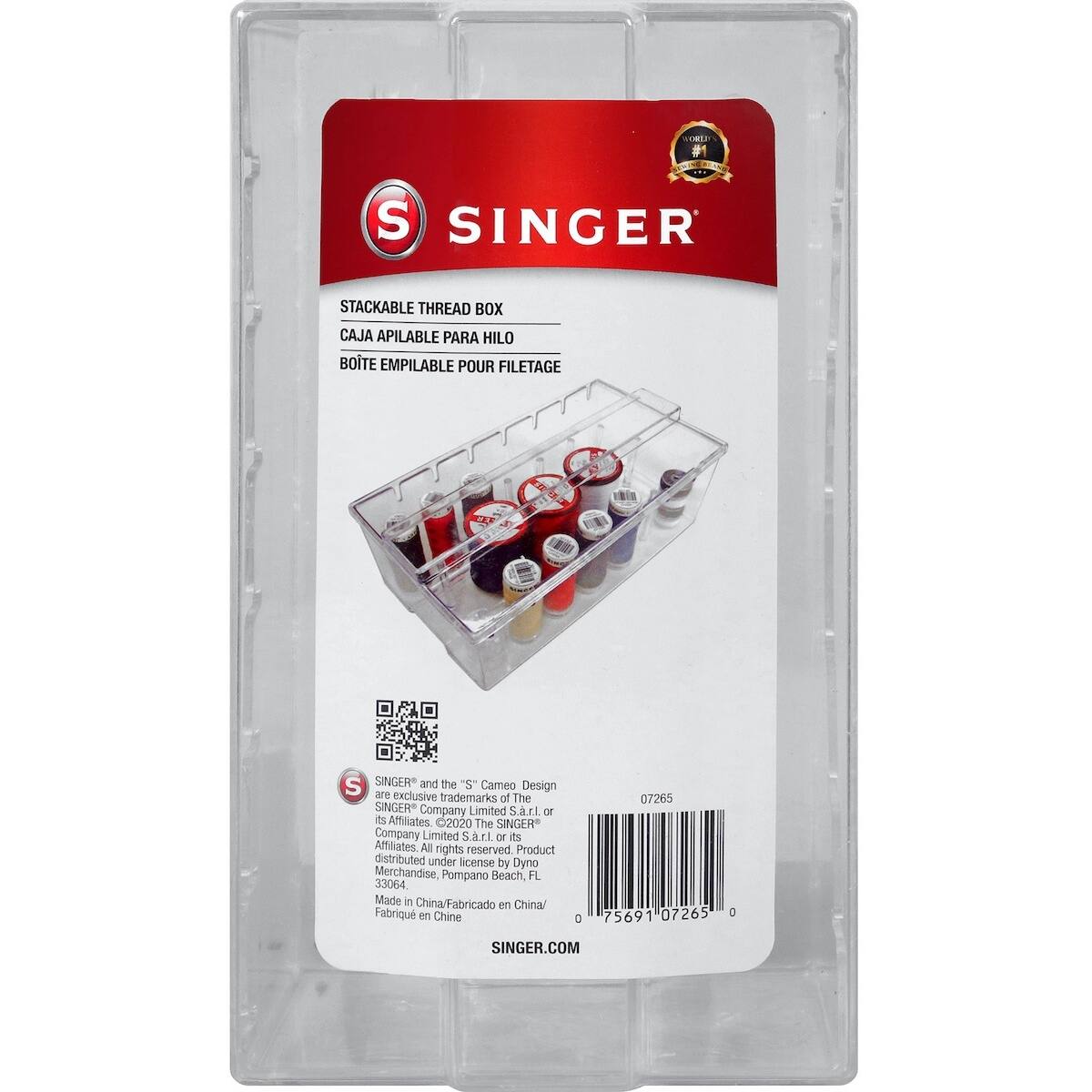 SINGER® Clear Plastic Thread Box | Michaels