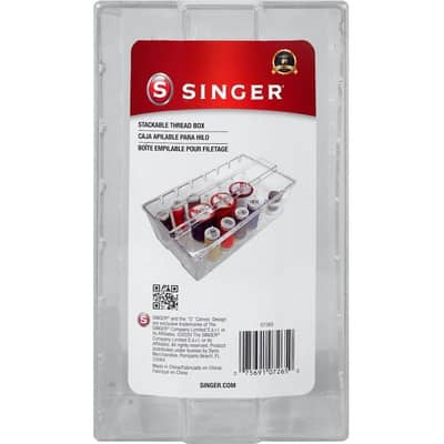 SINGER® Clear Plastic Thread Box