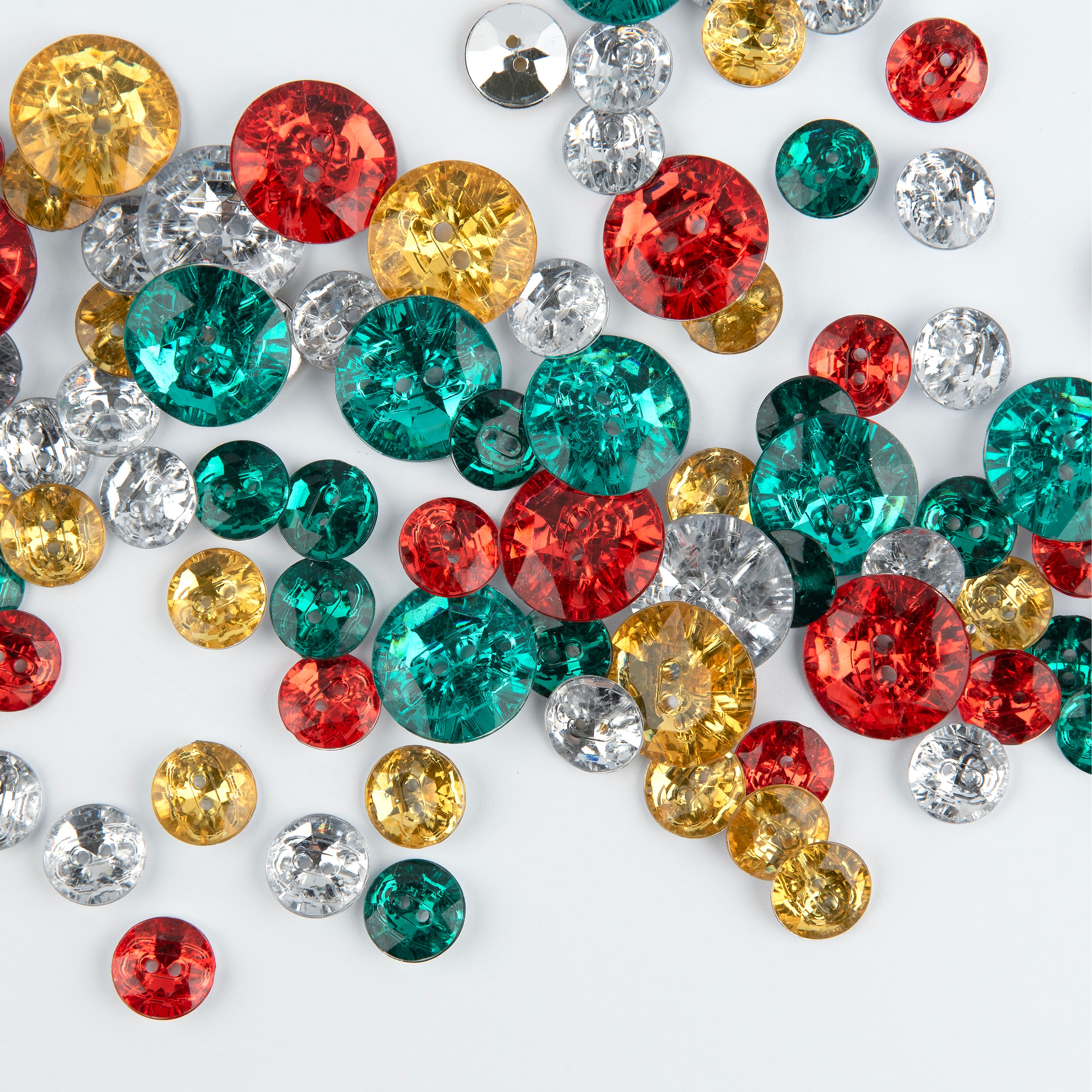 Favorite Findings&#x2122; Christmas Gem Button Mix
