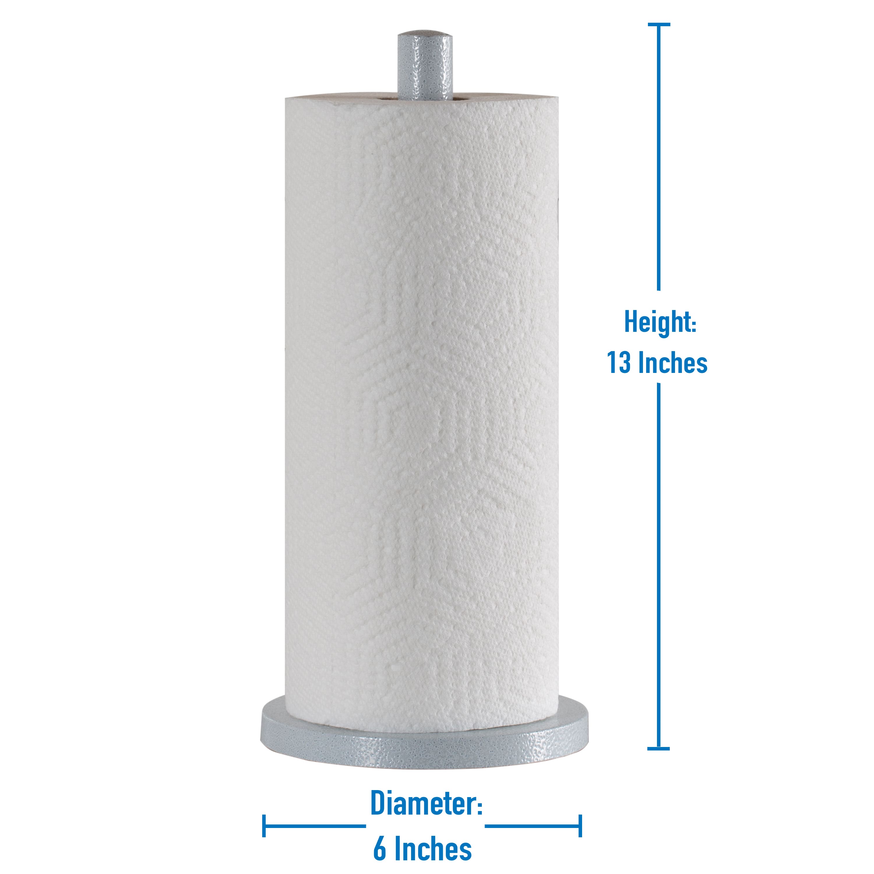 Laura Ashley White Speckled Paper Towel Holder