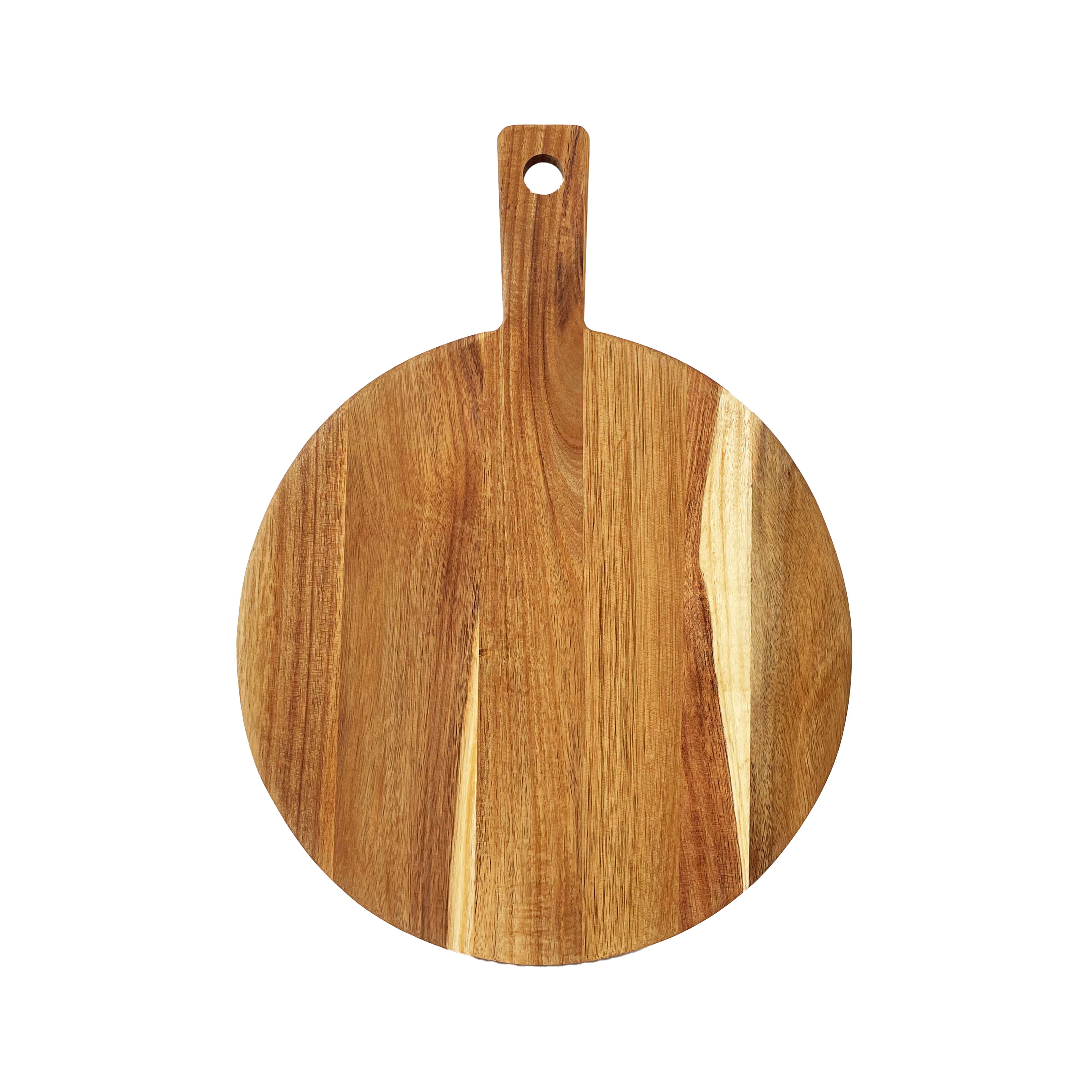 20&#x22; x 14.5&#x22; Round Wood Board by Ashland&#xAE;