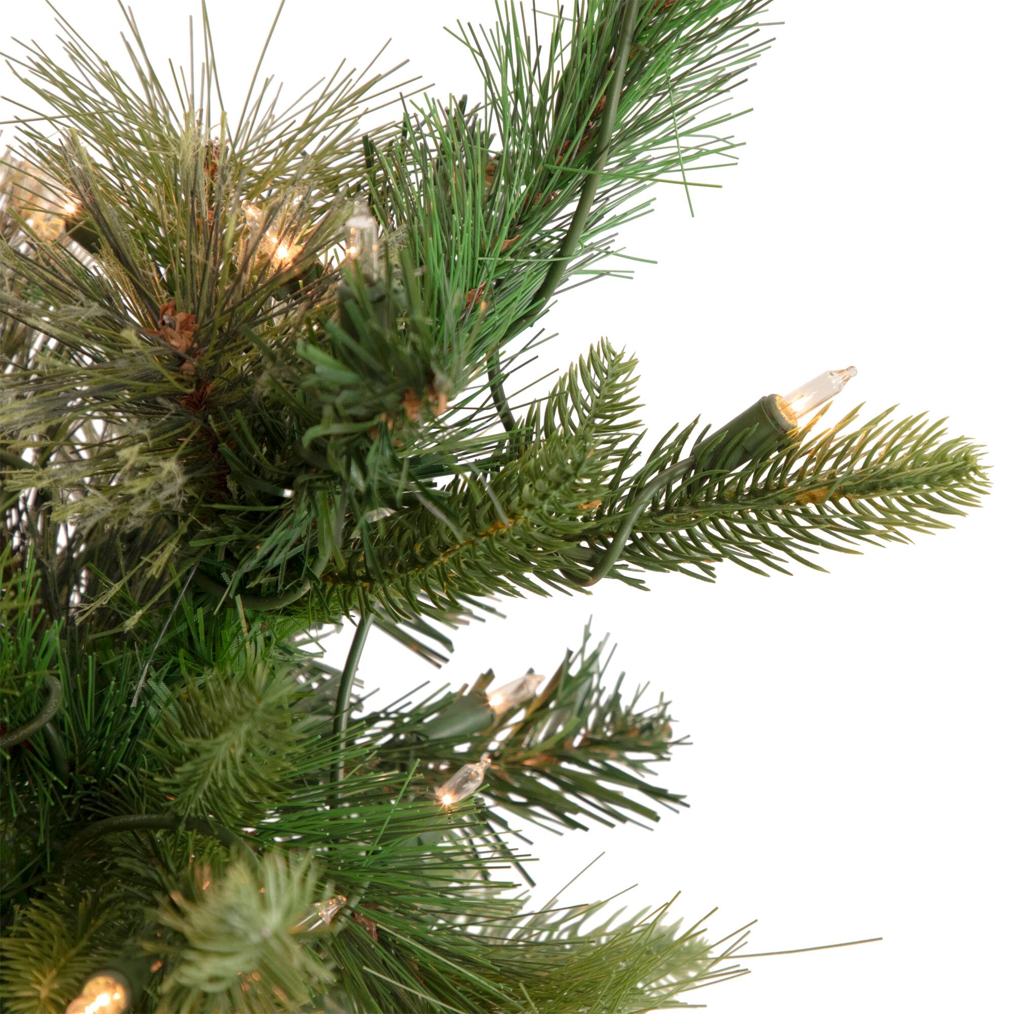 3ft. Pre-Lit Kingston Cashmere Pine Full Artificial Christmas Tree, Clear Lights