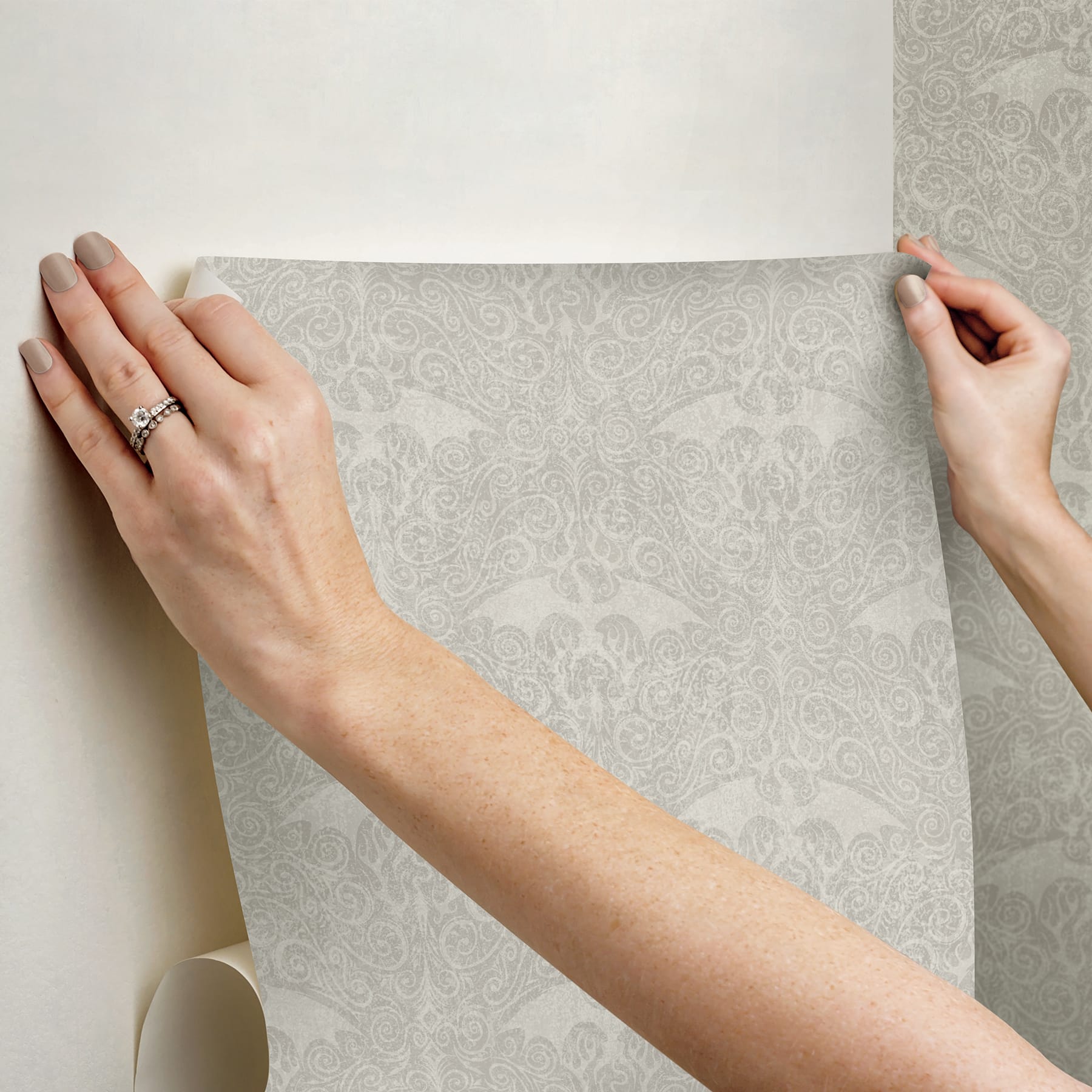 RoomMates Cream House Of The Dragon™ Peel & Stick Wallpaper