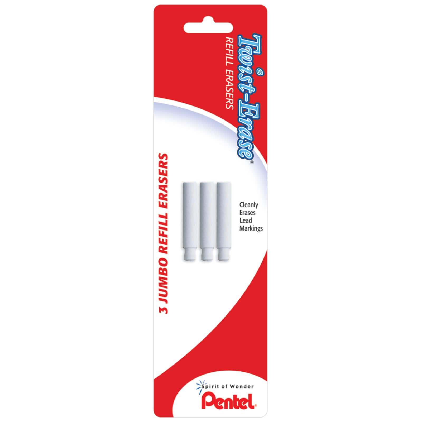 Pentel&#xAE; Twist-Erase&#xAE; Jumbo Refill Erasers