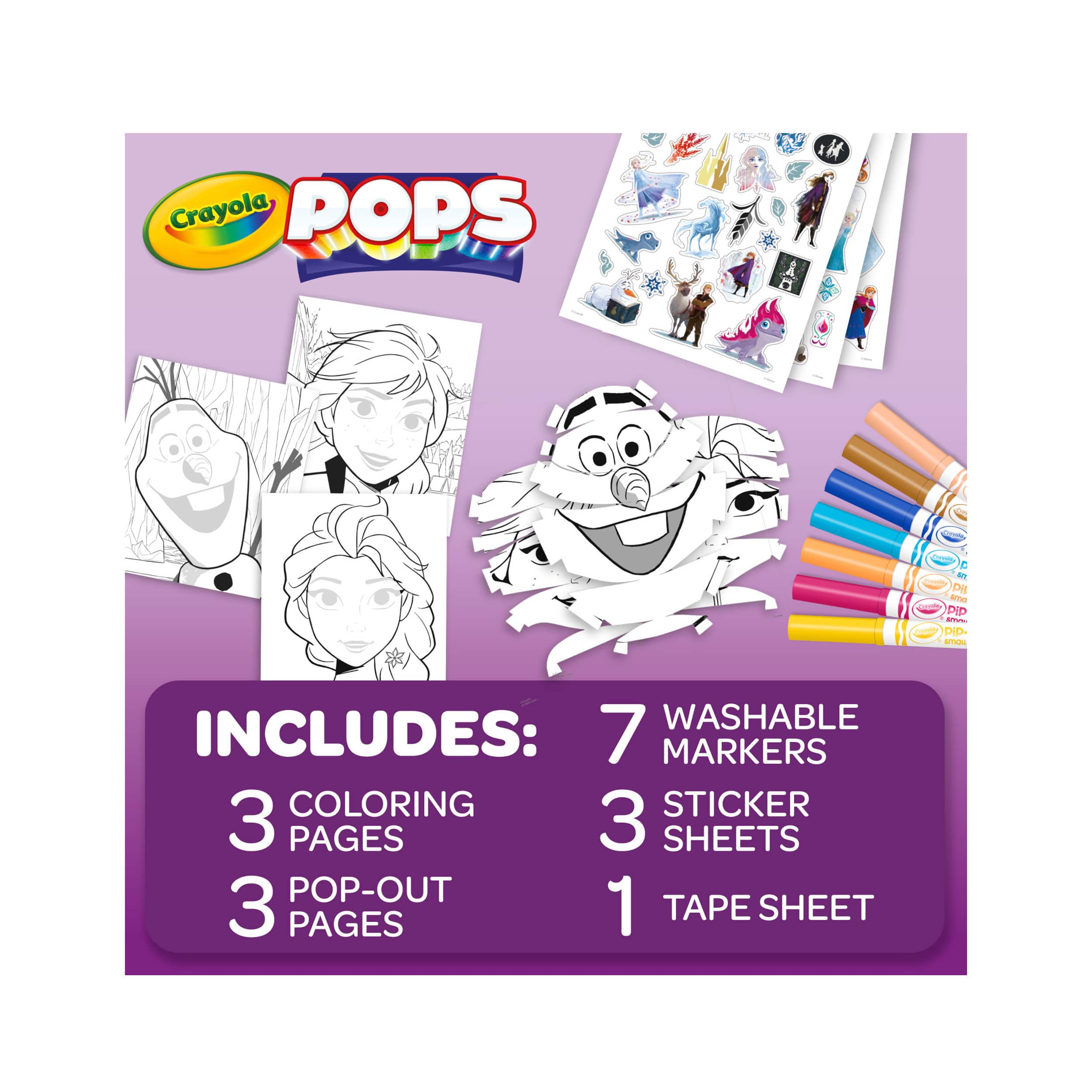 Crayola&#xAE; POPS 3D Disney&#xAE; Frozen Activity Set