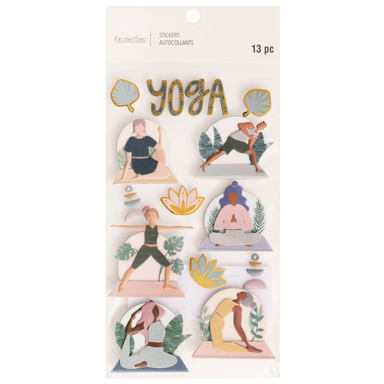 Yoga Dimensional Stickers by Recollections&#x2122;