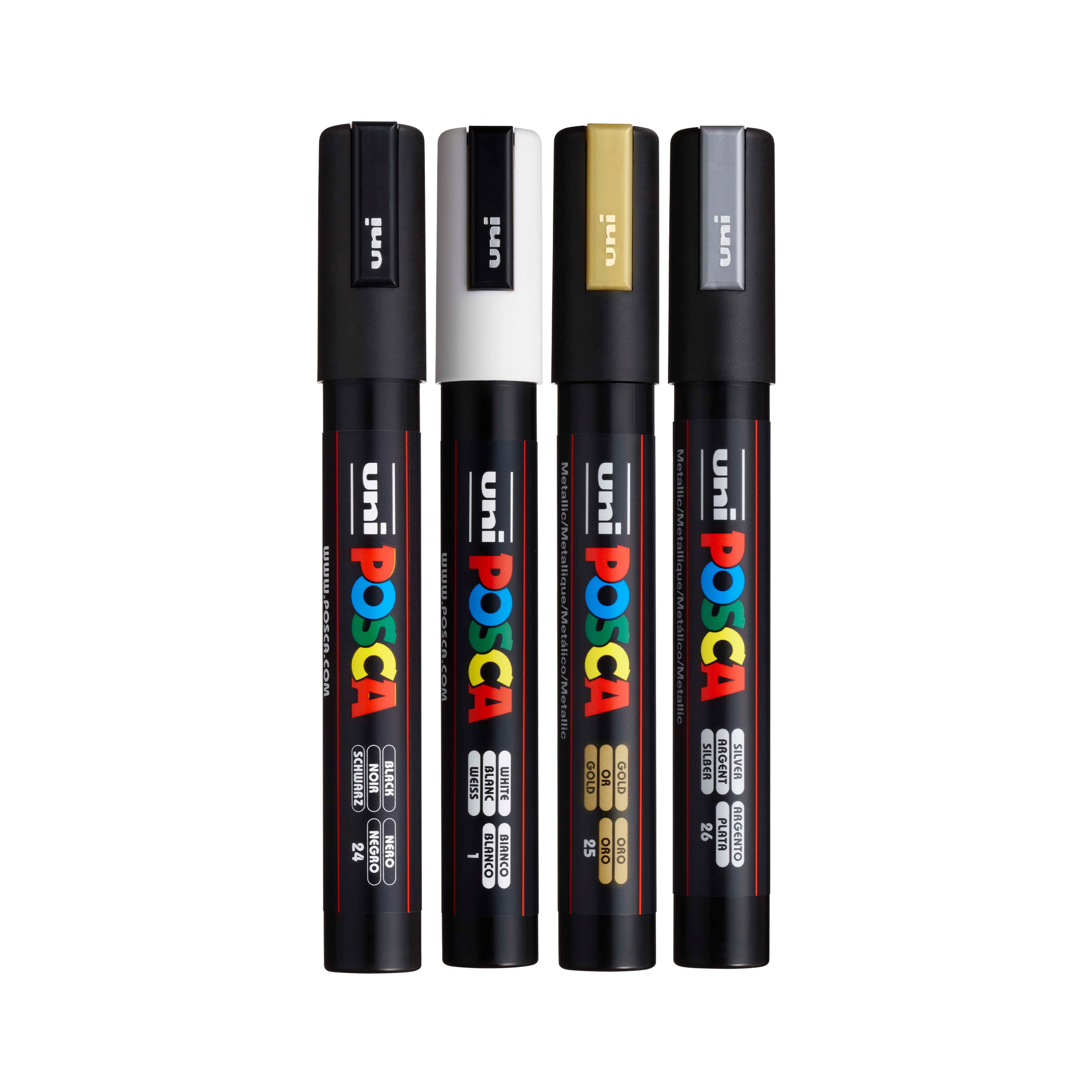 POSCA&#xAE; PC-5M Medium Metallic Paint Markers