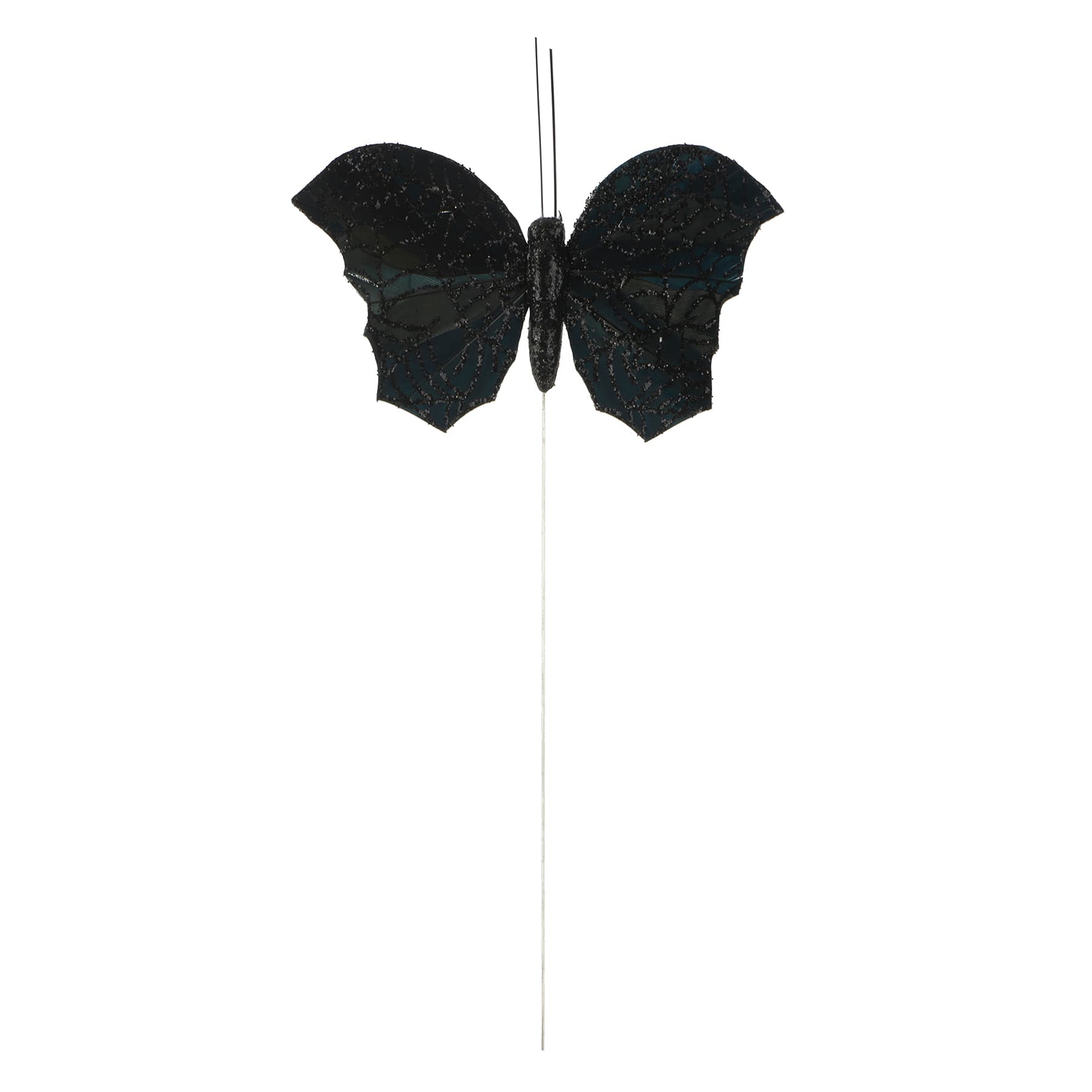 Black Glitter Butterfly Set by Ashland&#xAE;