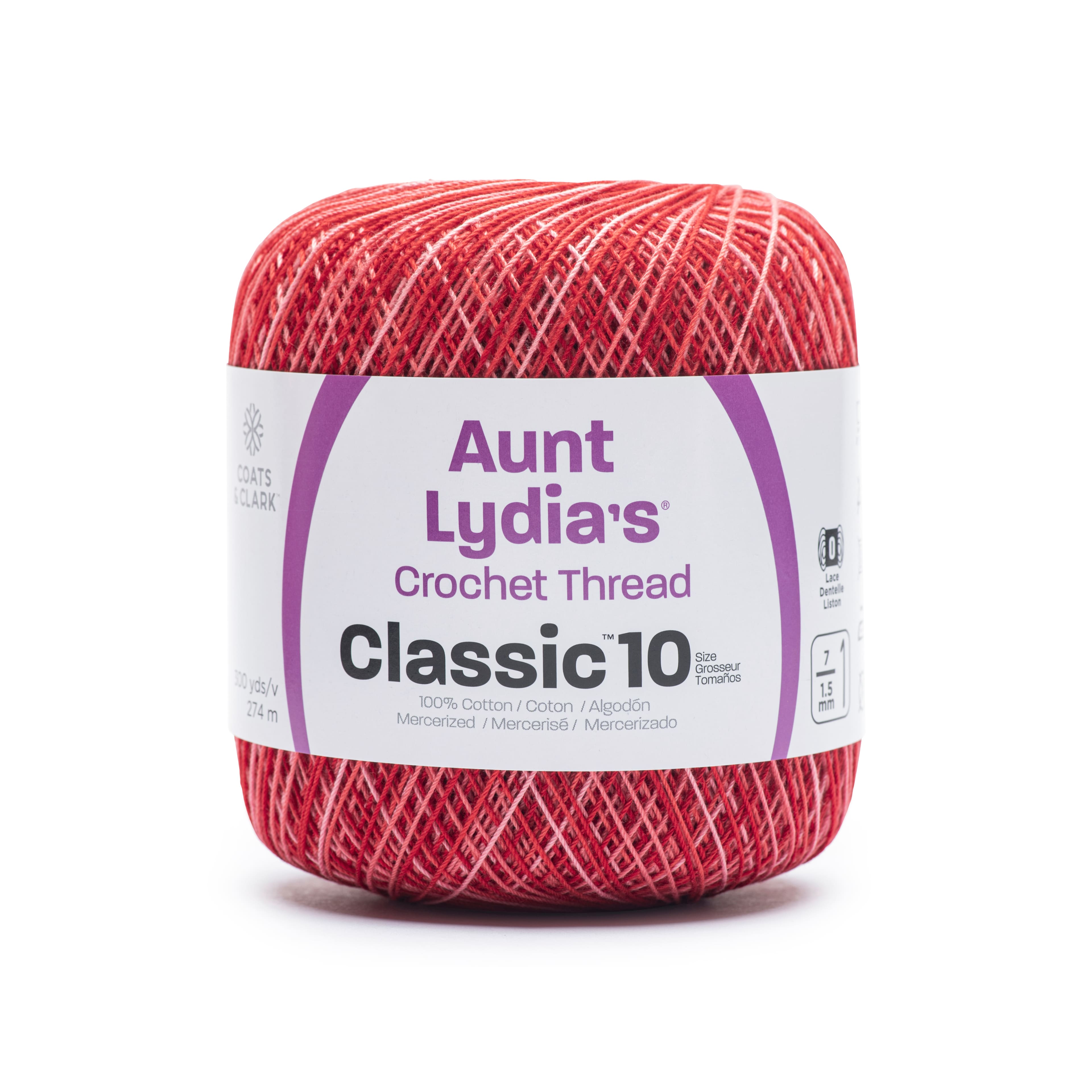 Aunt Lydia&#x27;s&#xAE; Size 10 Classic Cotton Crochet Thread