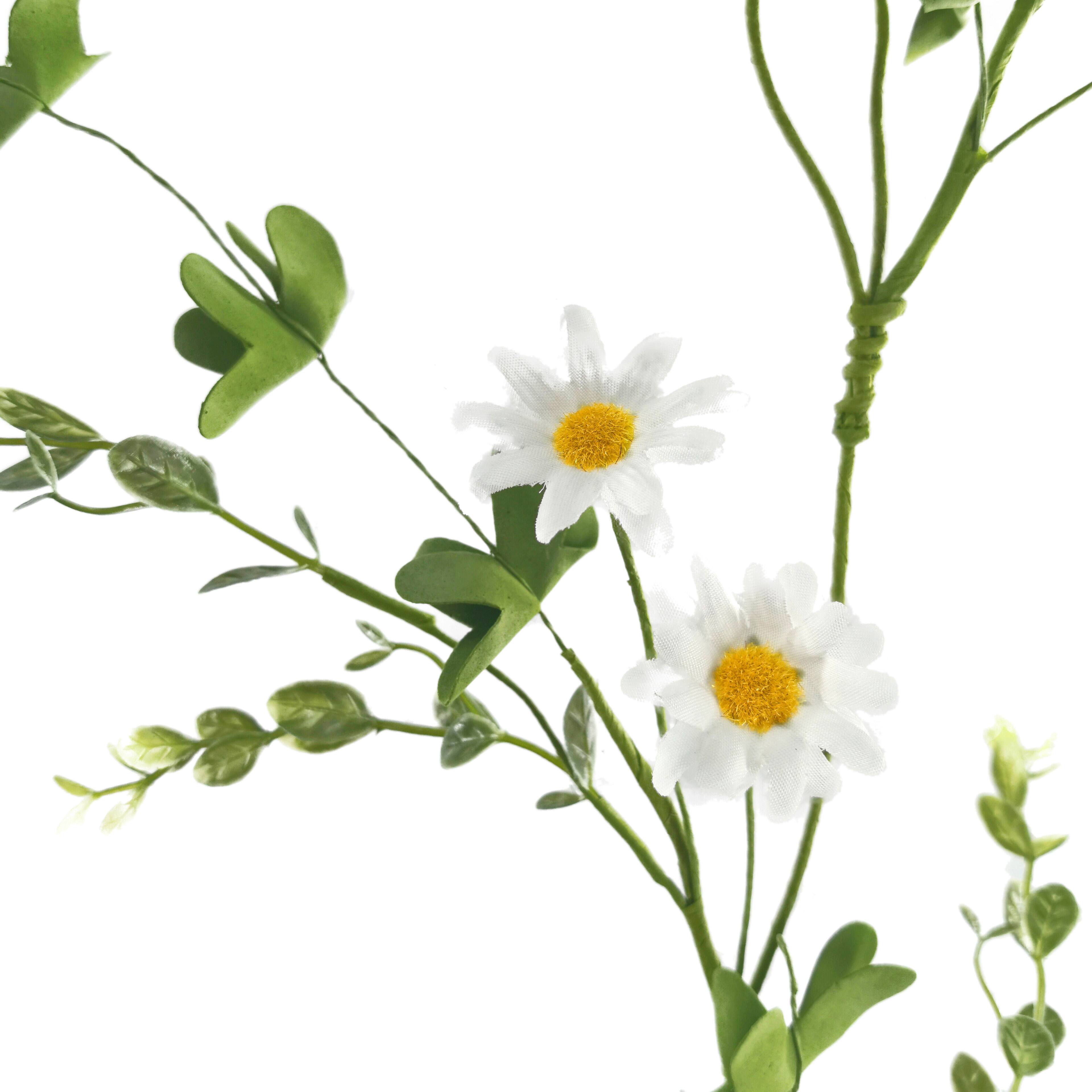 5ft. White Daisy Coiled Garland by Ashland&#xAE;