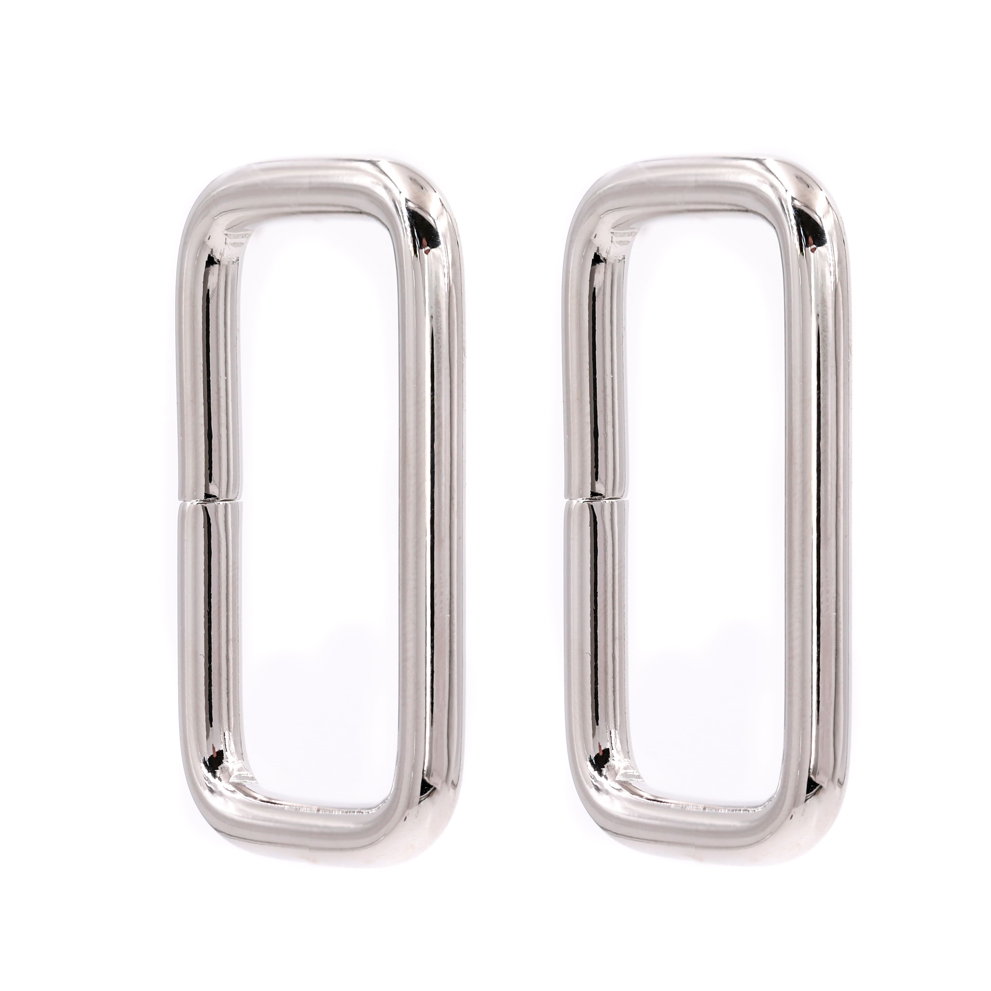 Rhodium Rectangle Rings, 2ct. by Bead Landing&#x2122;