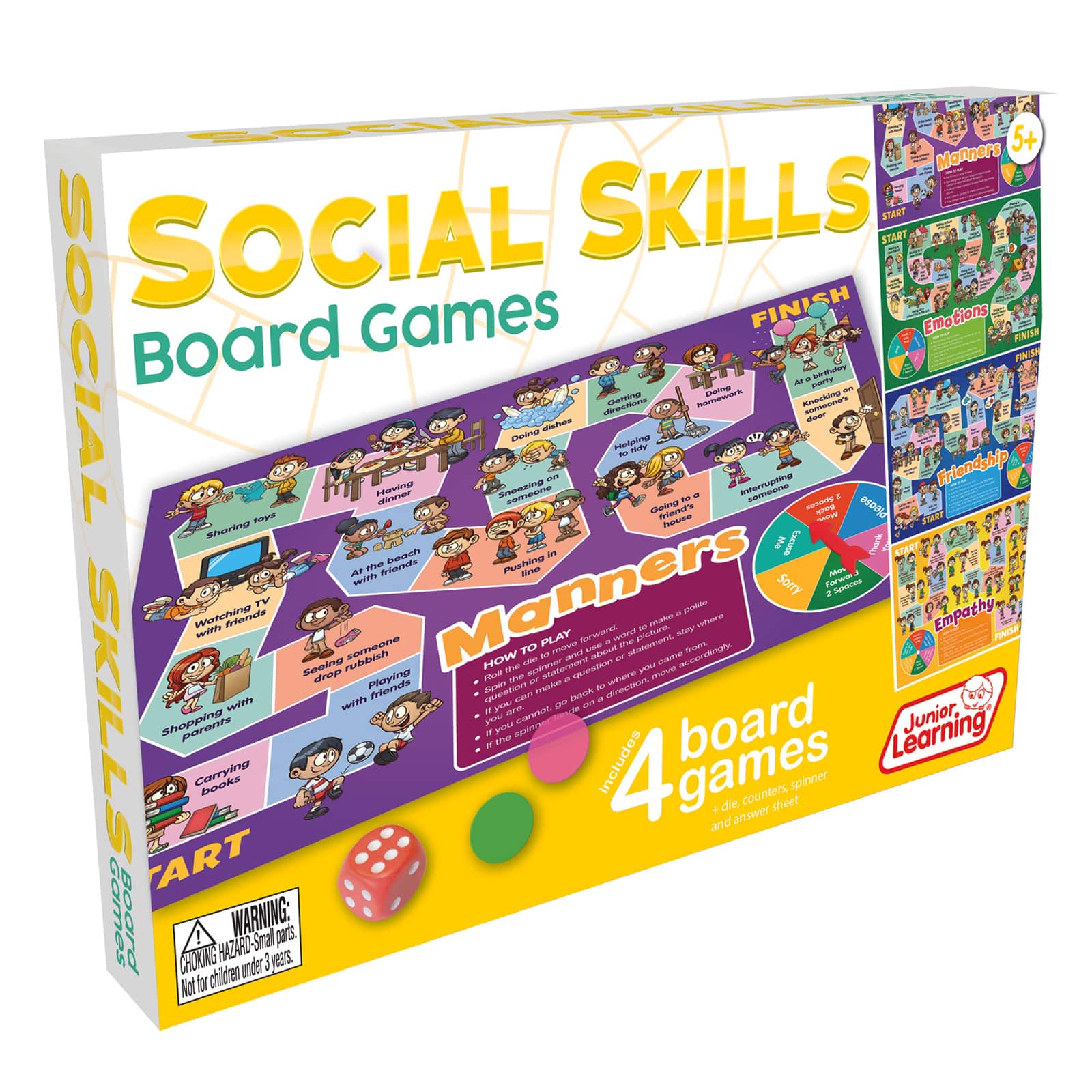 Junior Learning® Social Skills Board Games