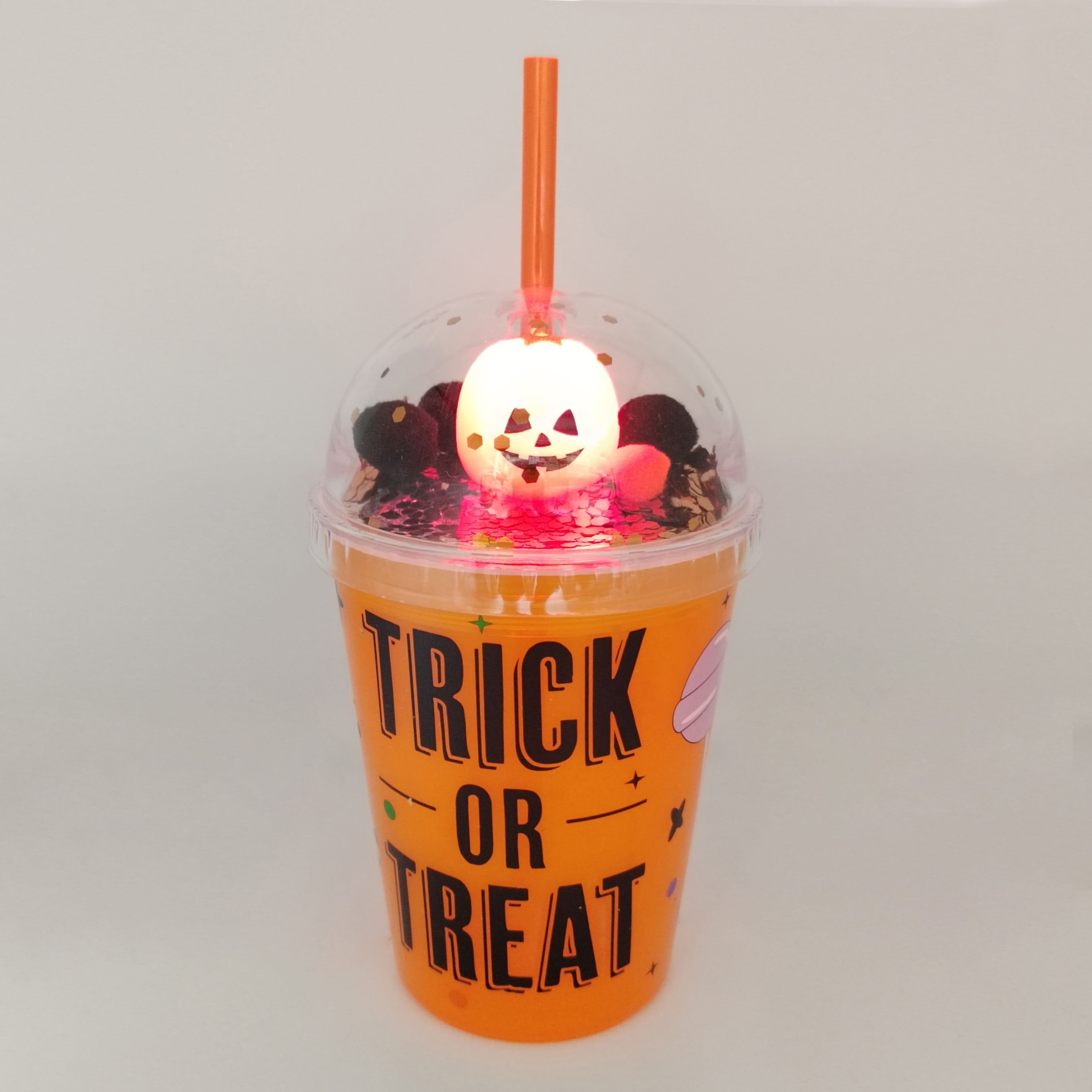 Jack-O&#x27;-Lantern Light-Up Dome Cup