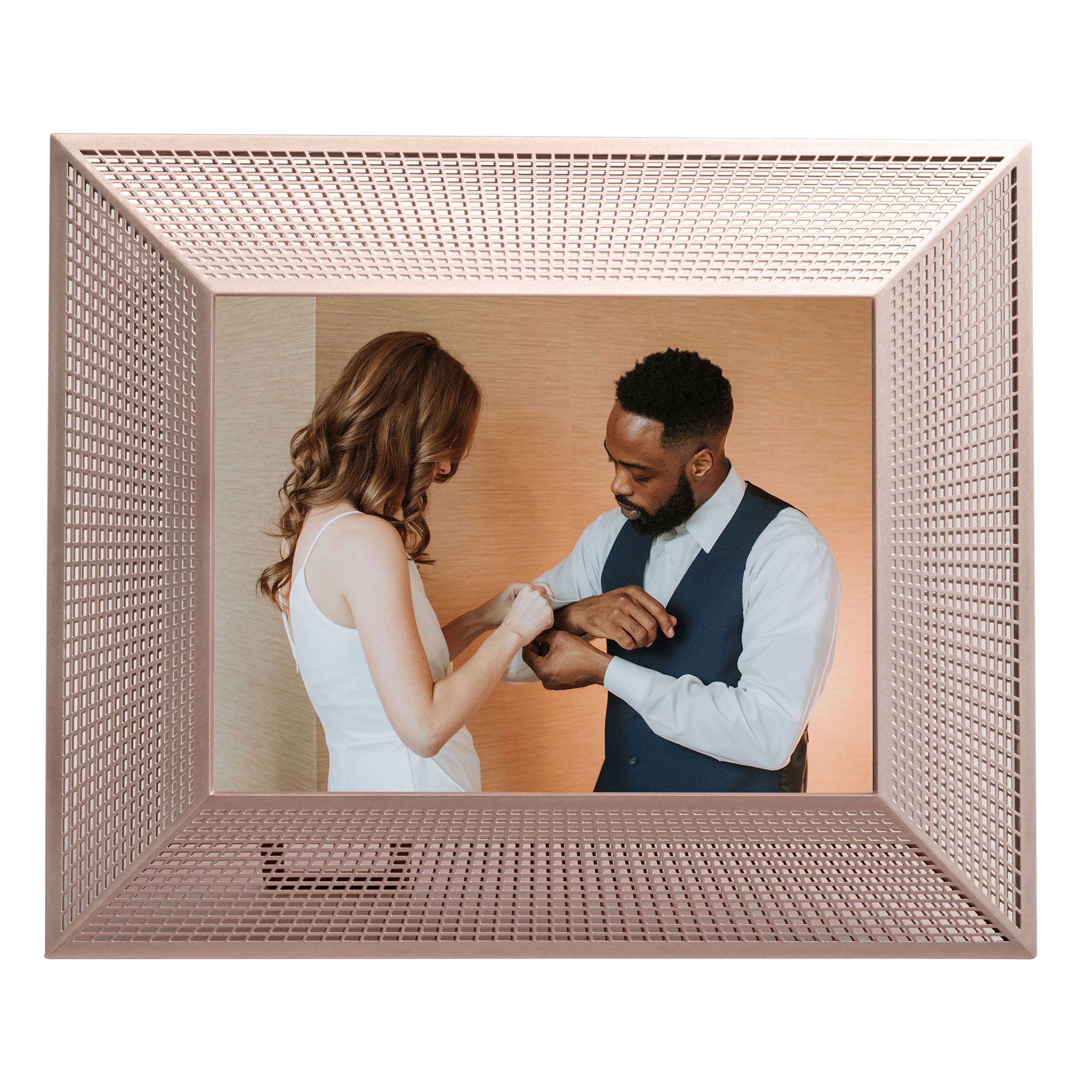 Aura Frames Platinum Rose Smith Frame with Speaker