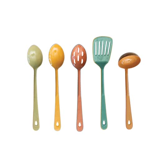Multicolor Stainless Steel Utensil Set