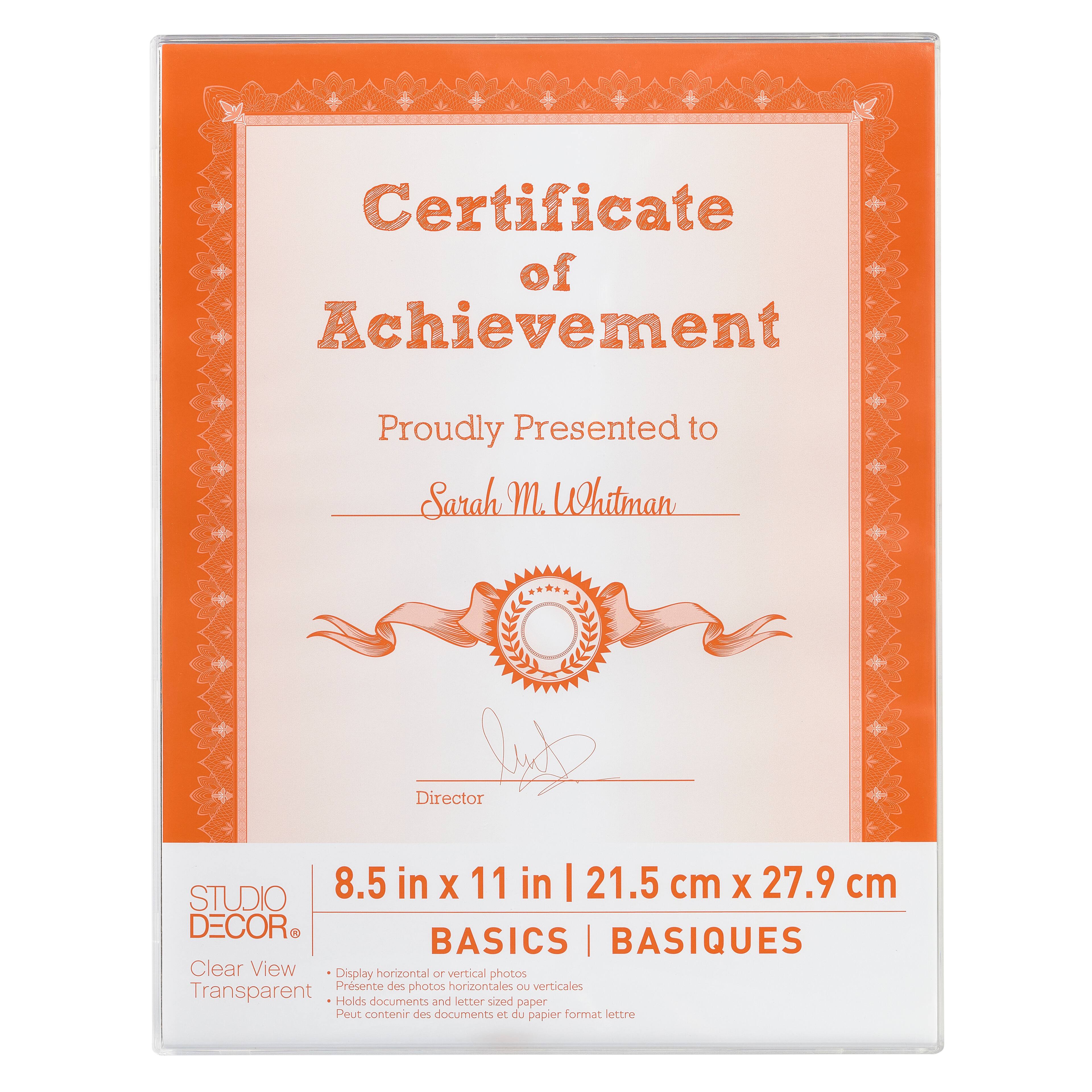 12 Pack: Acrylic 8.5" x 11" Basics Box Frame By Studio Décor®