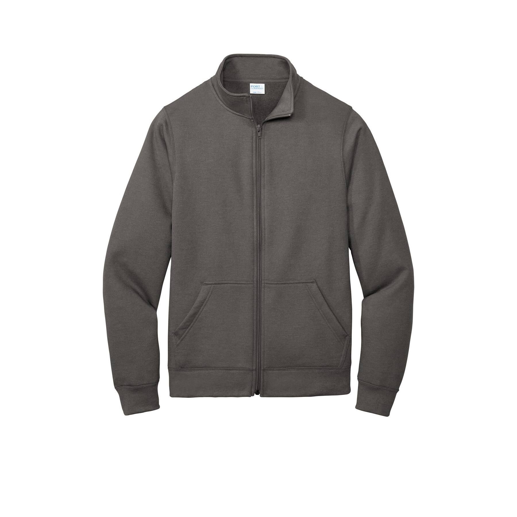 Port & Company® Core Fleece Cadet Full-Zip Adult Unisex Sweatshirt