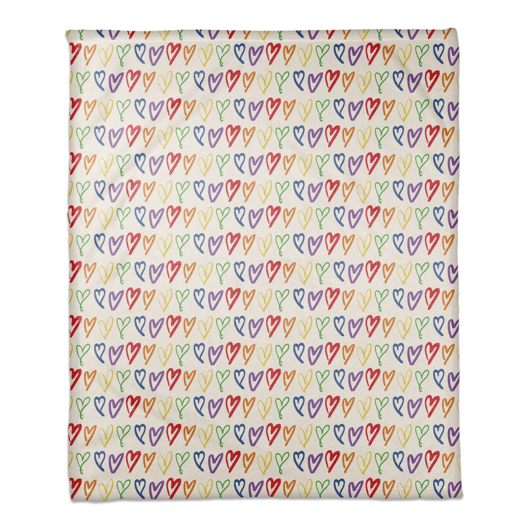 Love Is Love Coral Fleece Throw Blanket