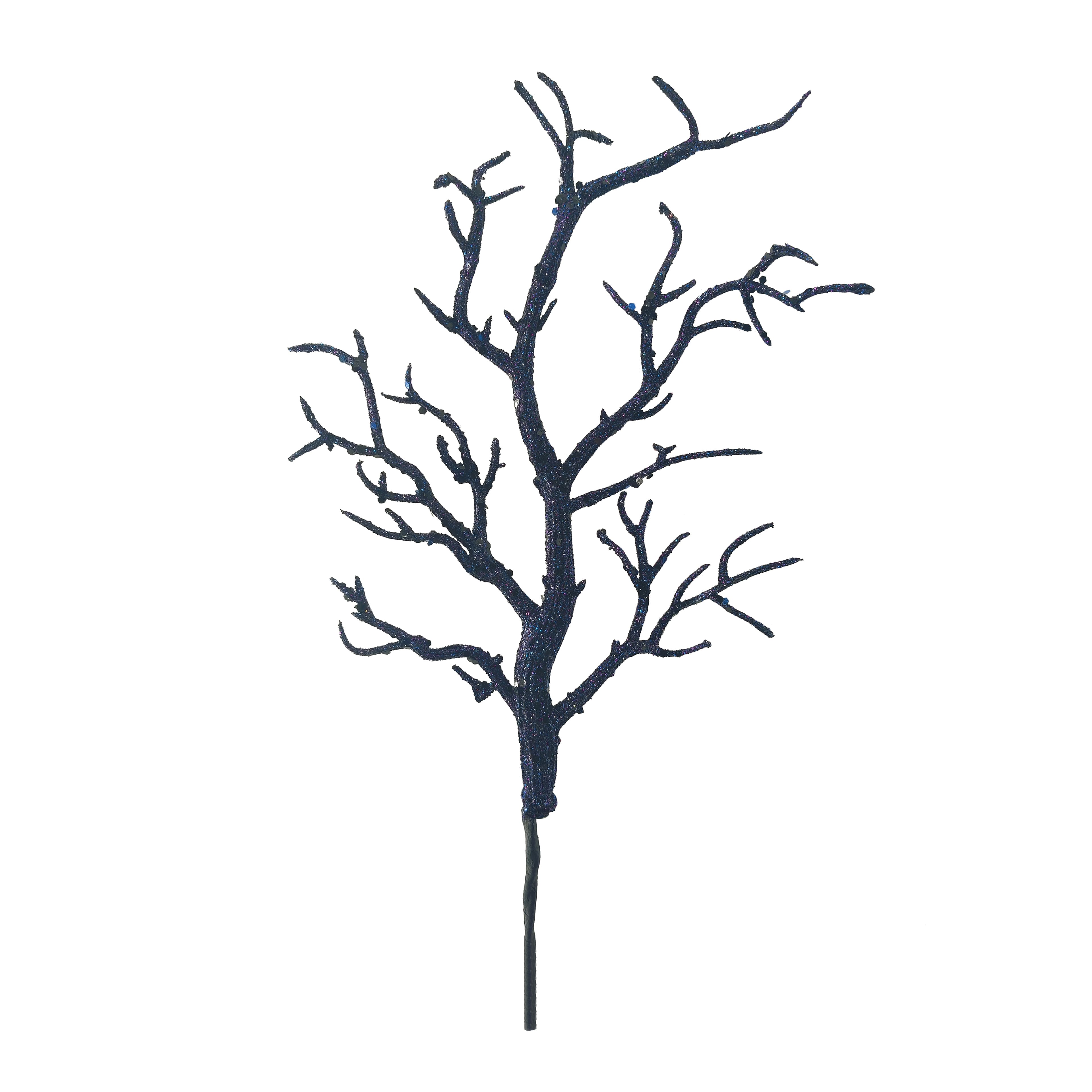 15&#x22; Purple &#x26; Blue Glitter Branch Pick by Ashland&#xAE;