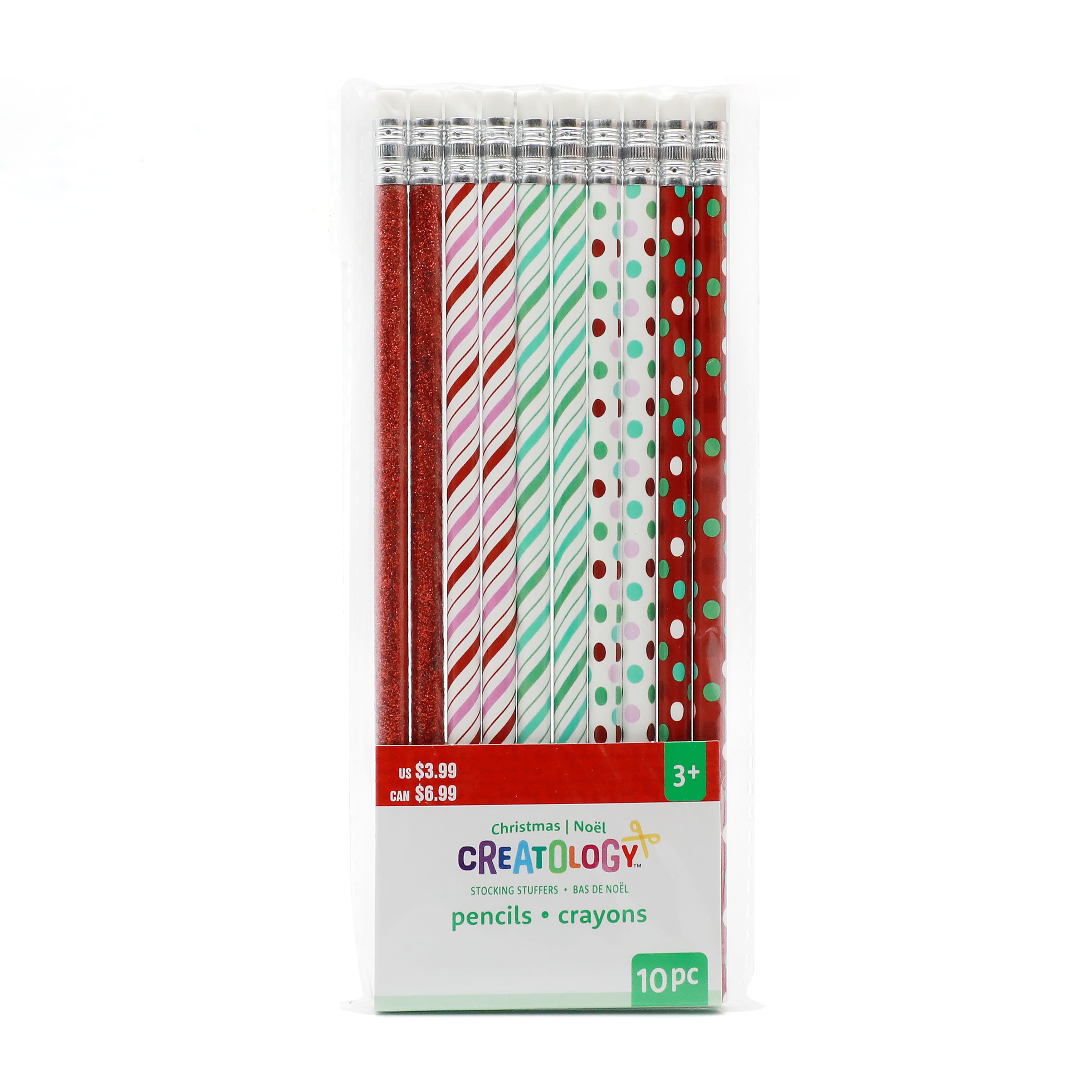 Stripes &#x26; Dots Pencils, 10ct. by Creatology&#x2122;