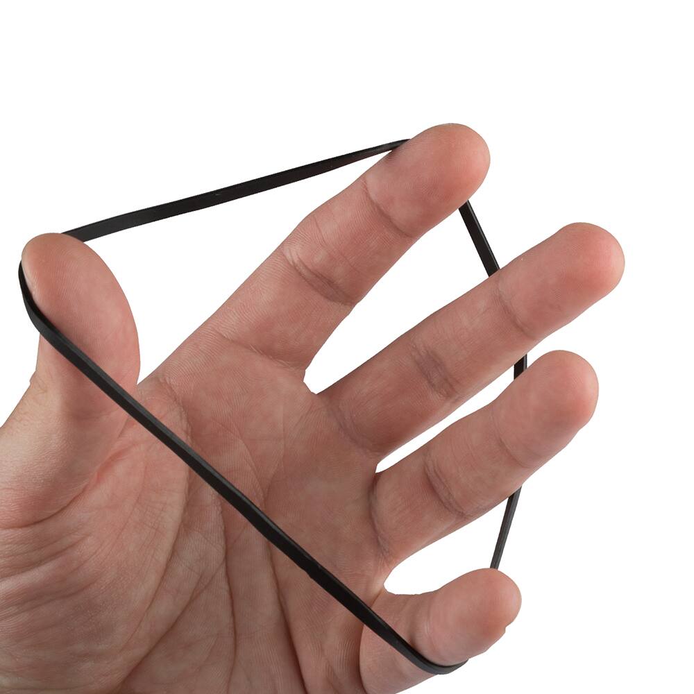 JAM Paper Size 117B Black Rubber Bands, 100ct.